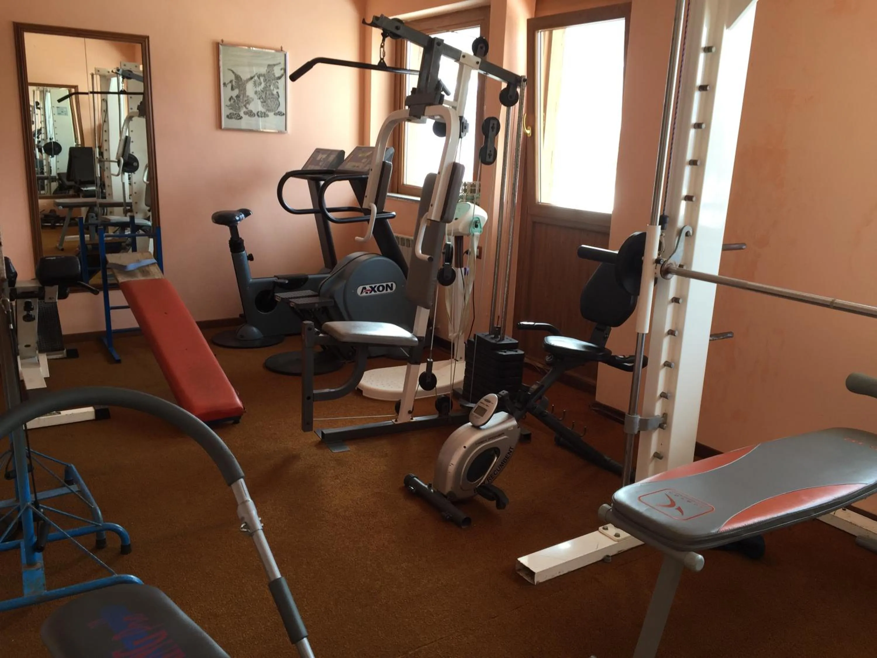 Fitness centre/facilities in Hotel Campo Felice