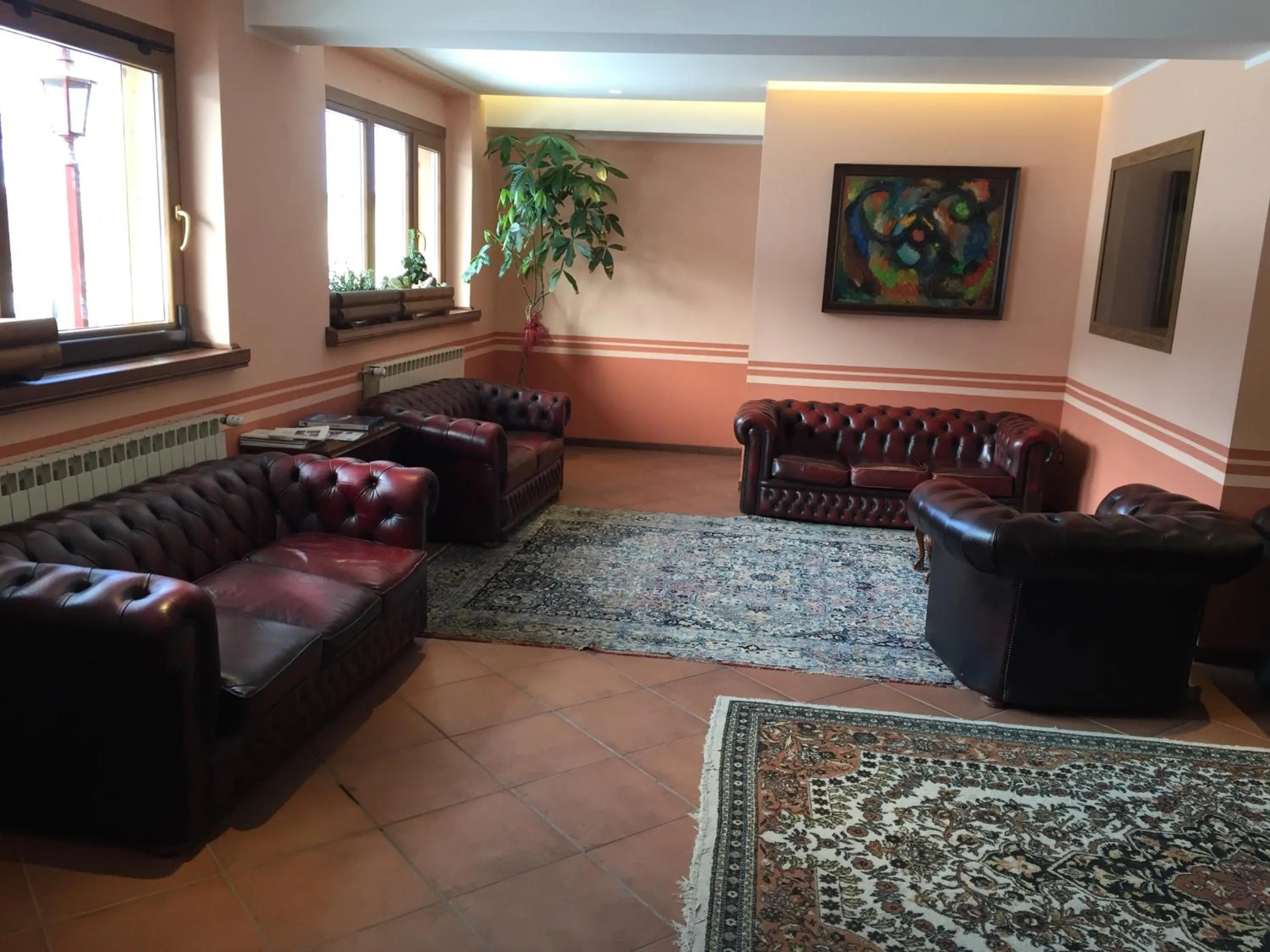 Lobby or reception in Hotel Campo Felice