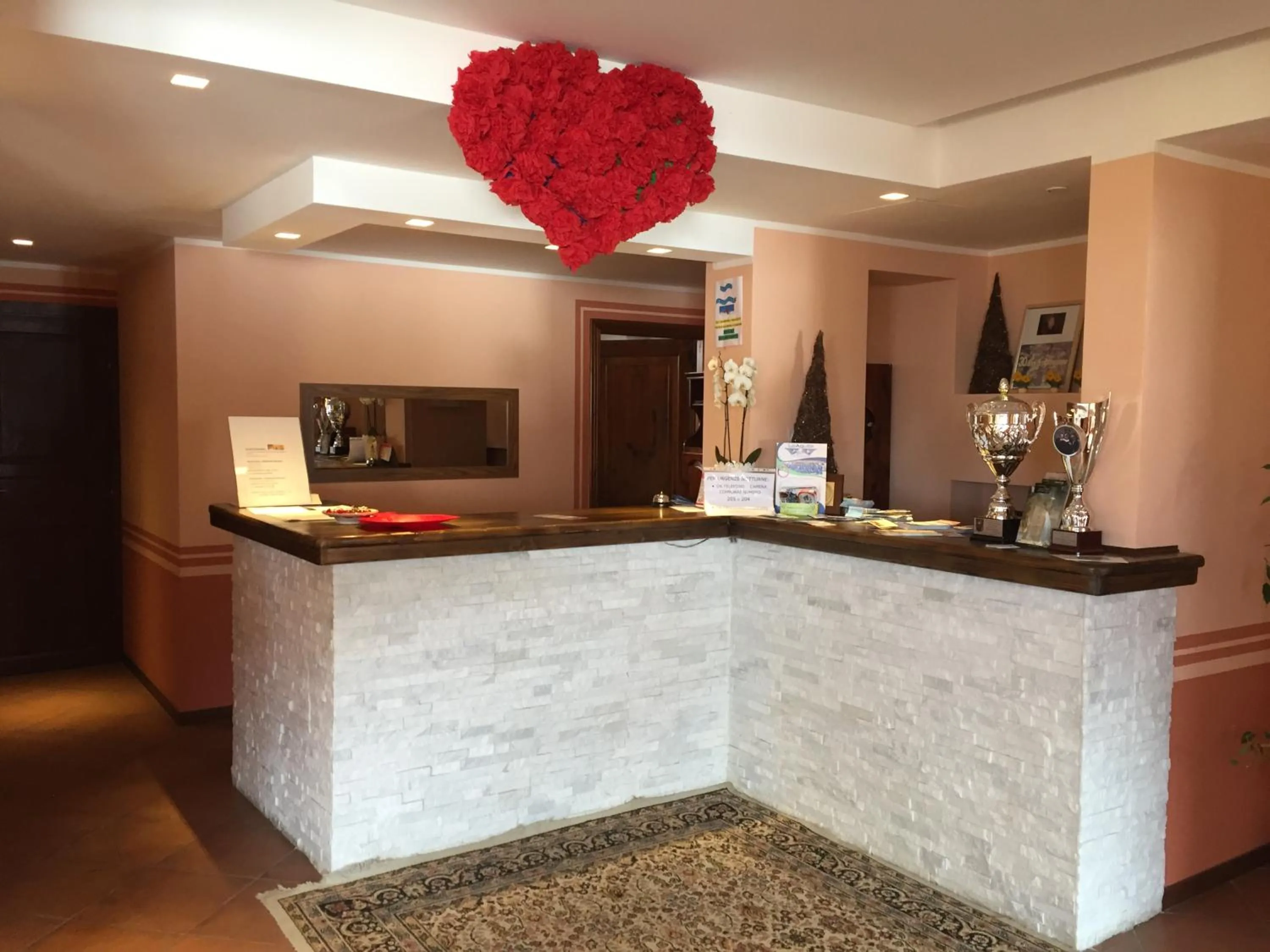 Lobby or reception in Hotel Campo Felice