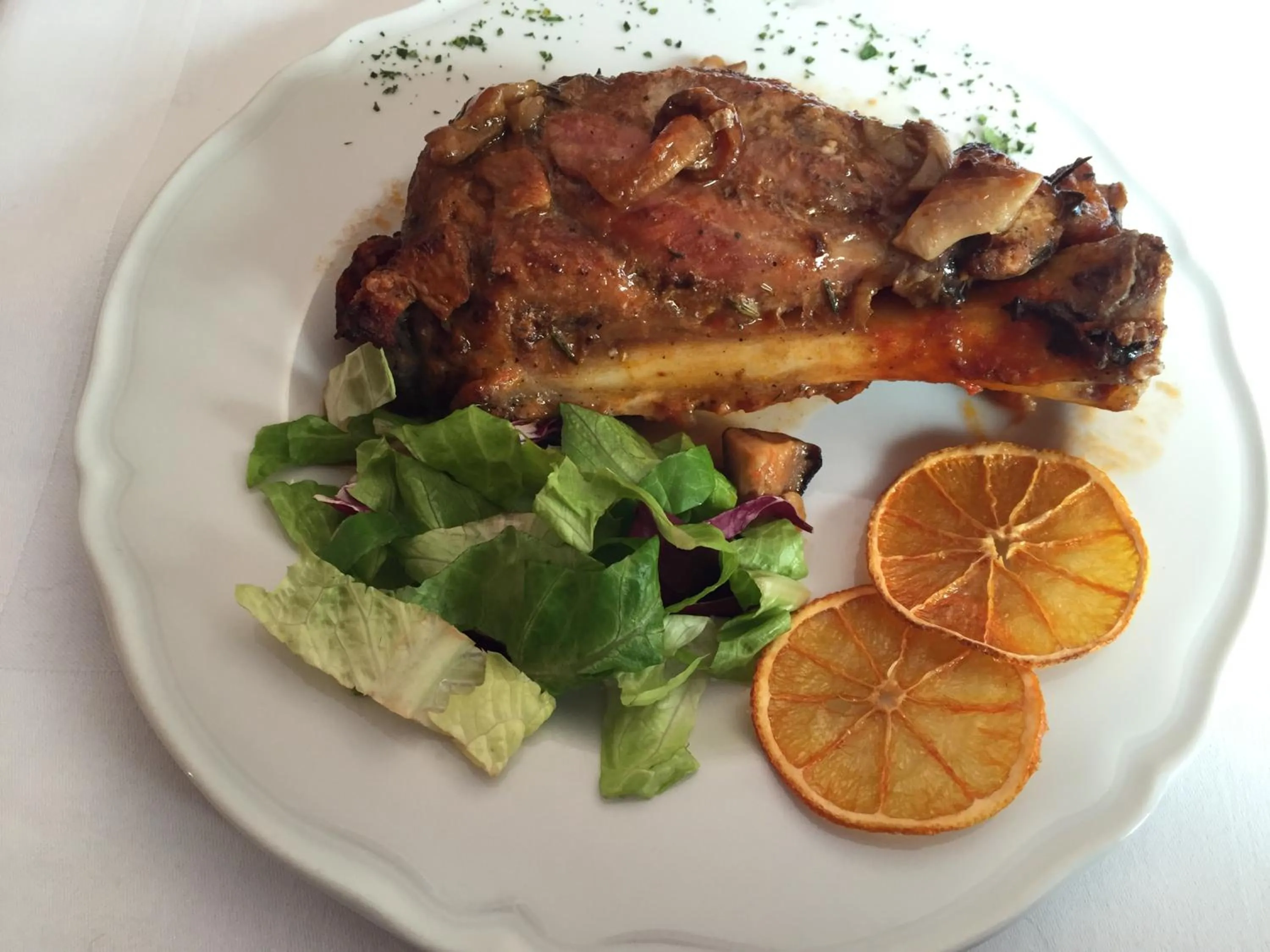 Food close-up in Hotel Campo Felice