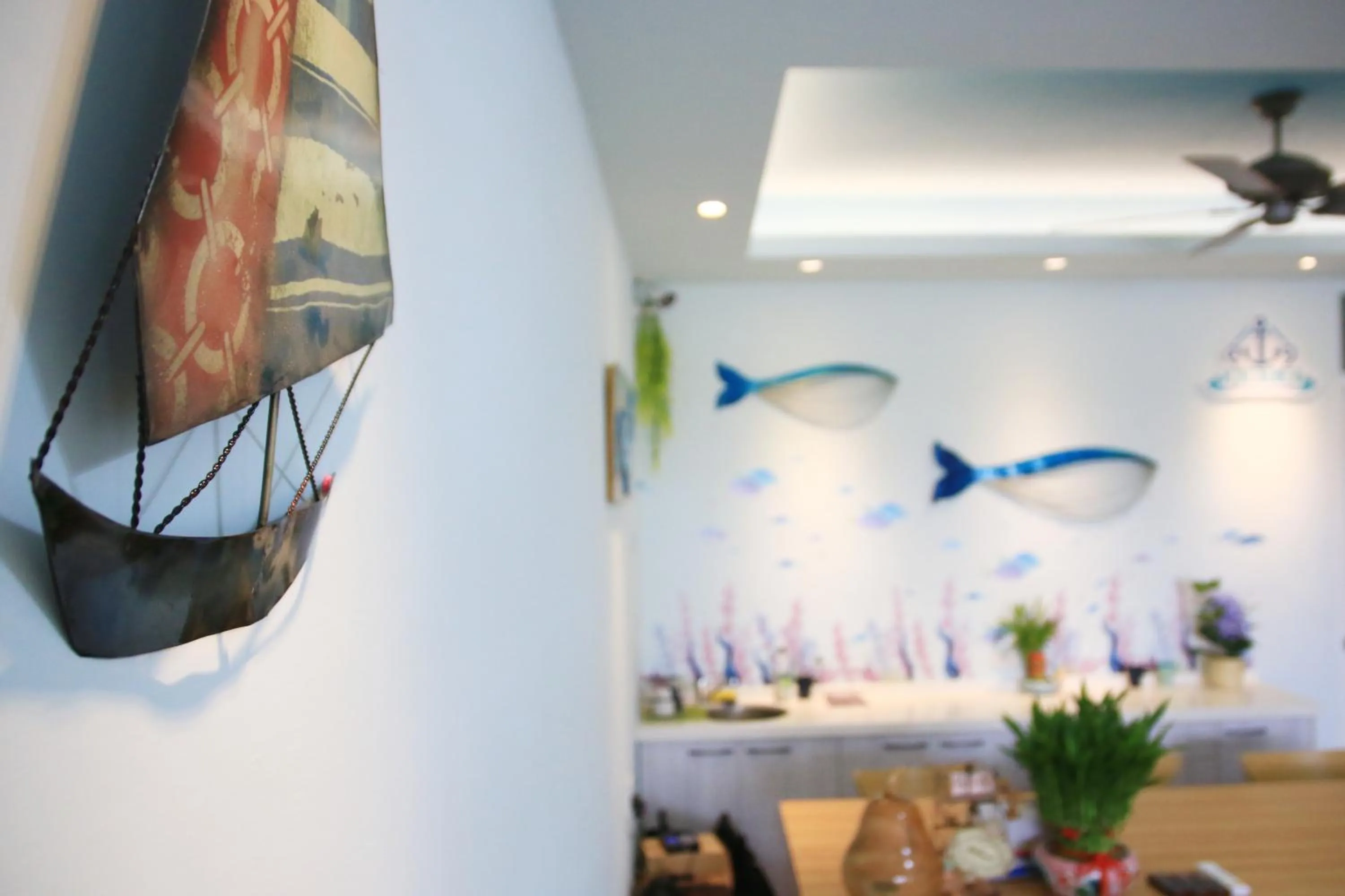 Lobby or reception, Bed in The Wind BnB Ⅱ