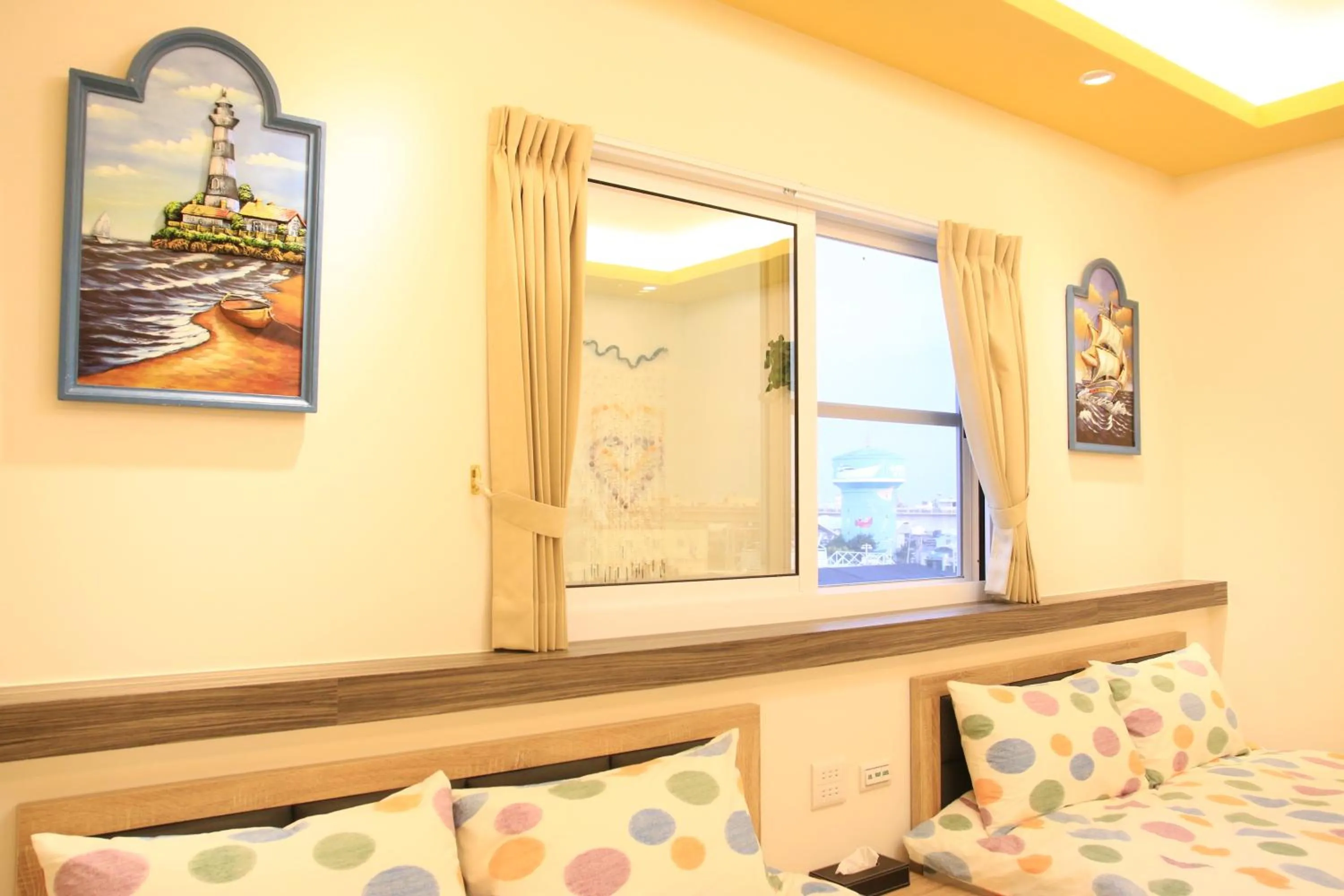 Decorative detail, Bed in The Wind BnB Ⅱ