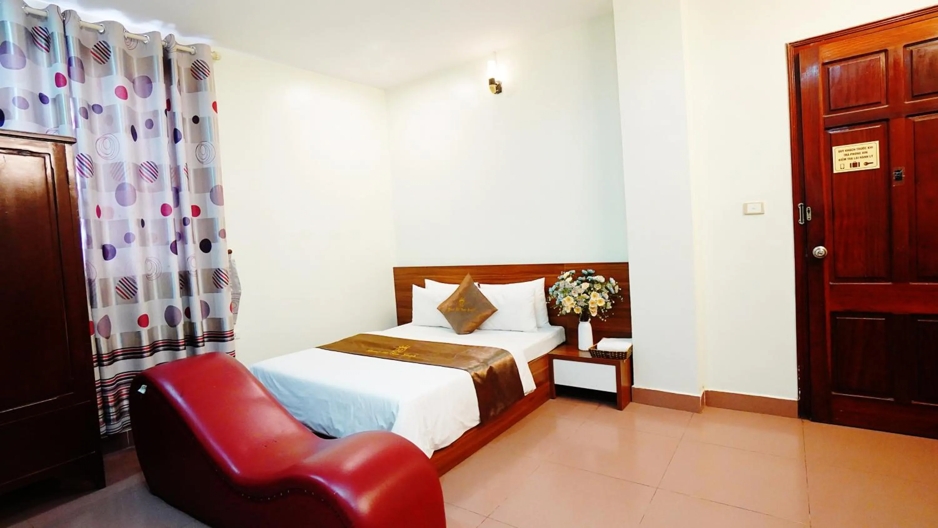 Bed in Ho Sen Xanh Hotel