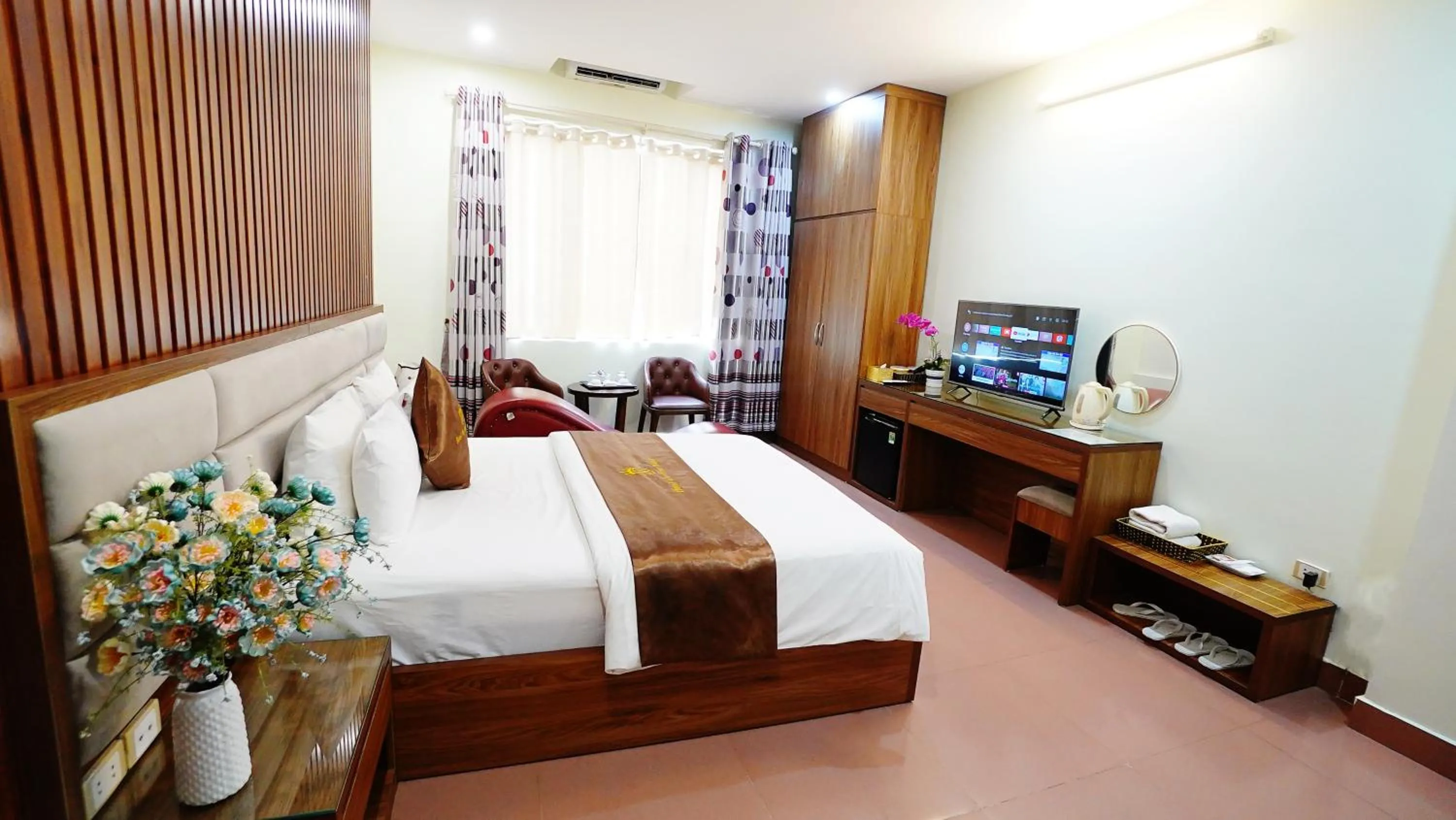 Bed in Ho Sen Xanh Hotel