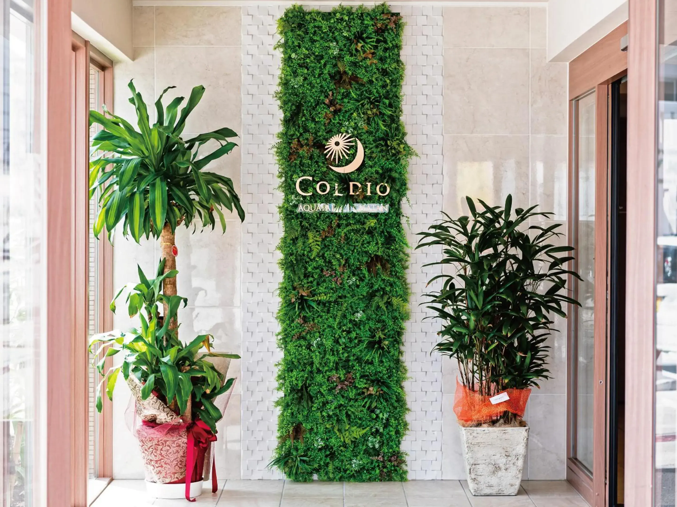 Lobby or reception in Aqua Palace Chatan by Coldio Premium Lobby or reception in Aqua Palace Chatan by Coldio Premium