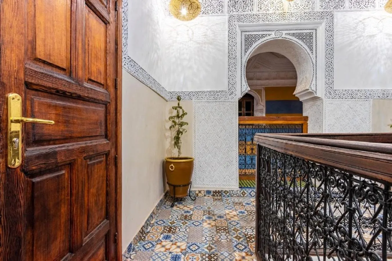 Patio in Riad Medina Art & Suites