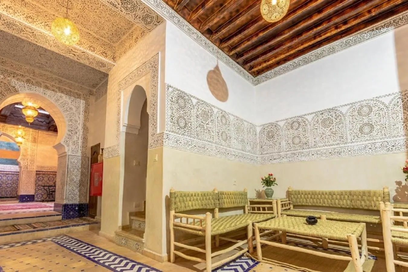 Lobby or reception in Riad Medina Art & Suites
