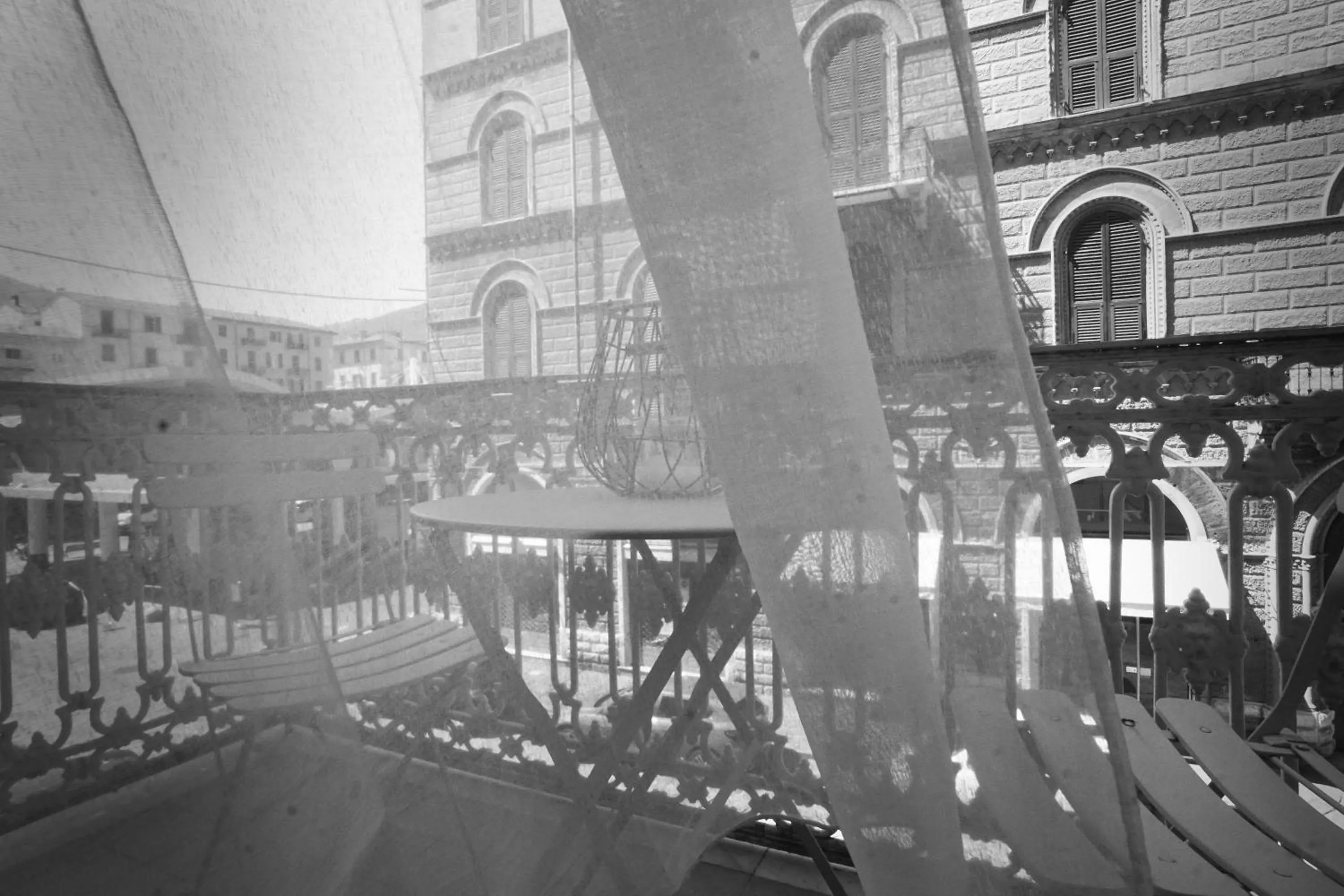 Balcony/Terrace in Affittacamere Everest