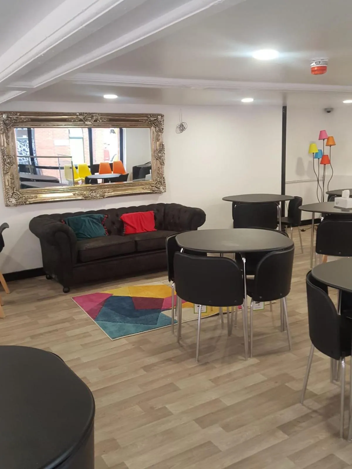 Seating area in Rahman Hostel