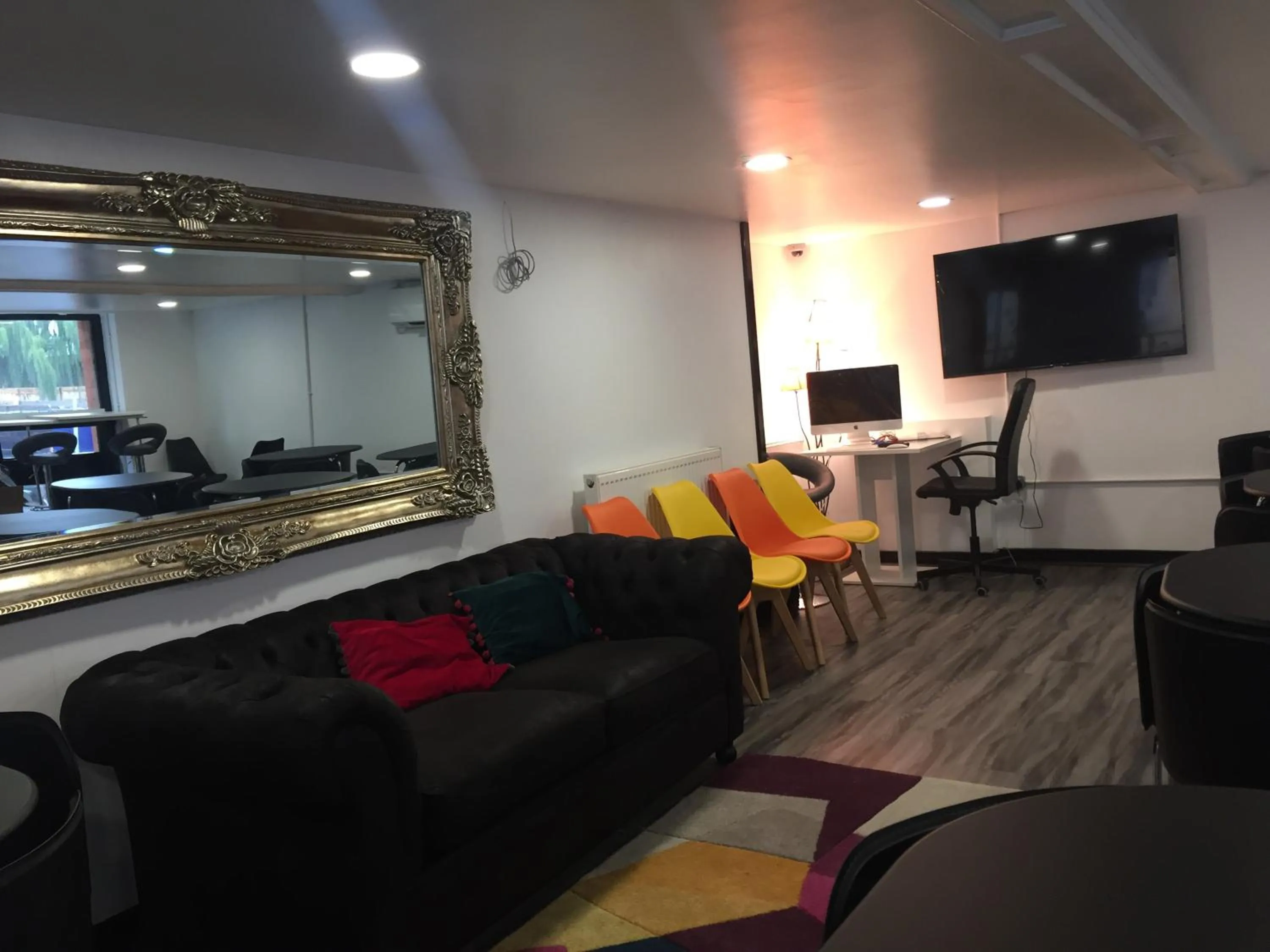 Seating area in Rahman Hostel