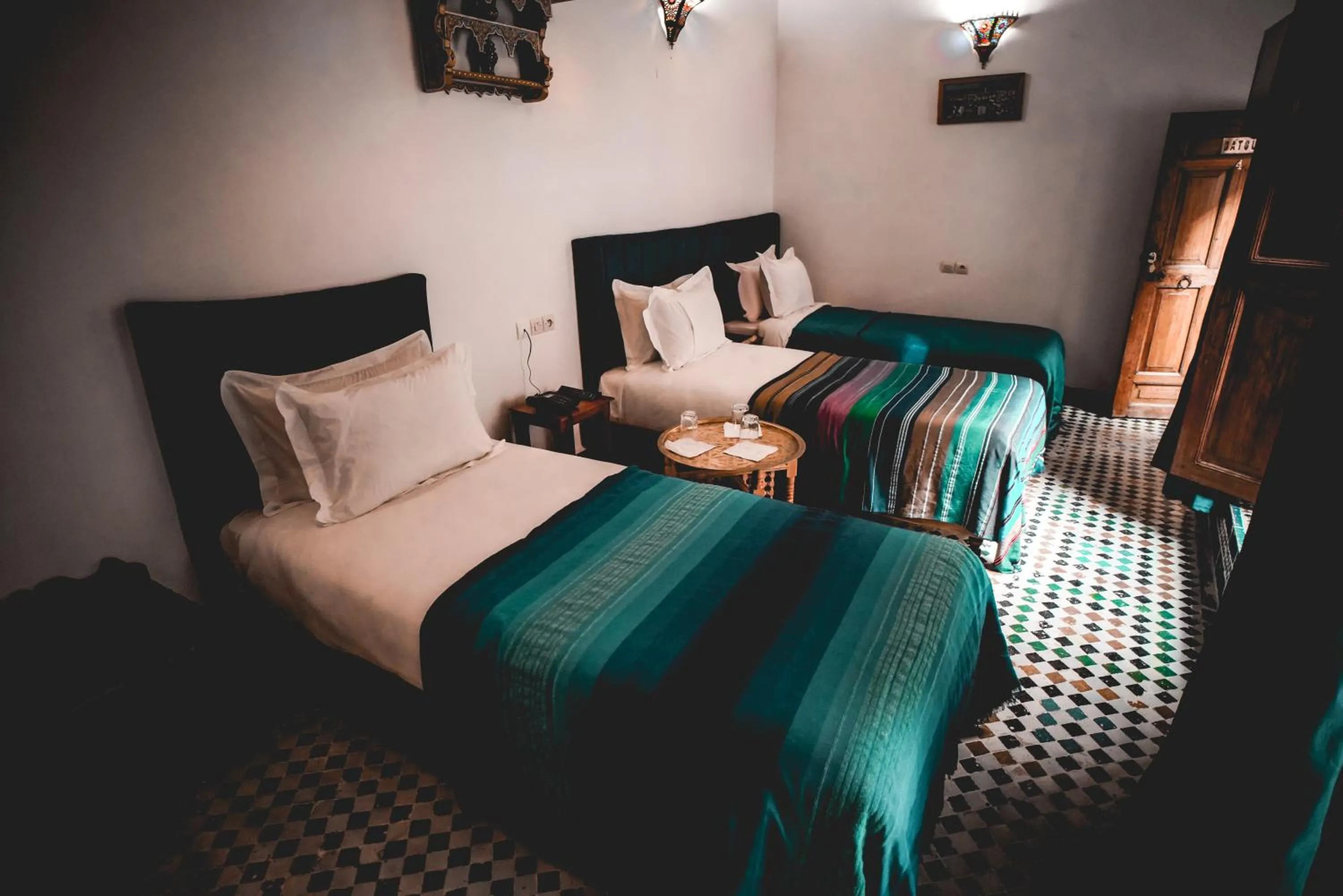 Bed in Riad Rasia