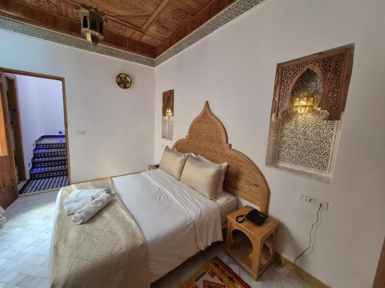 Bed in Riad Rasia