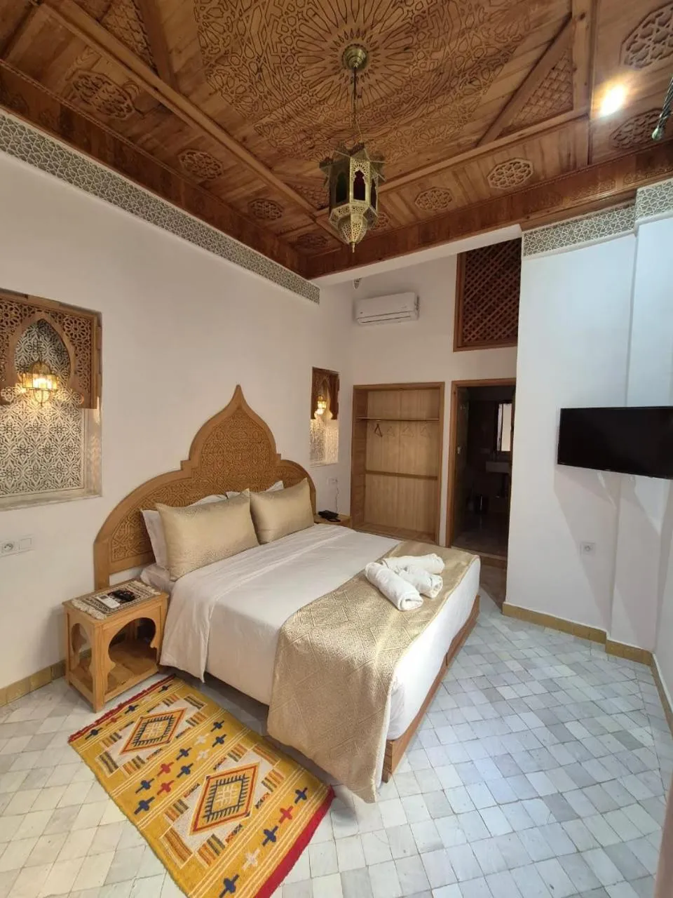 Bed in Riad Rasia