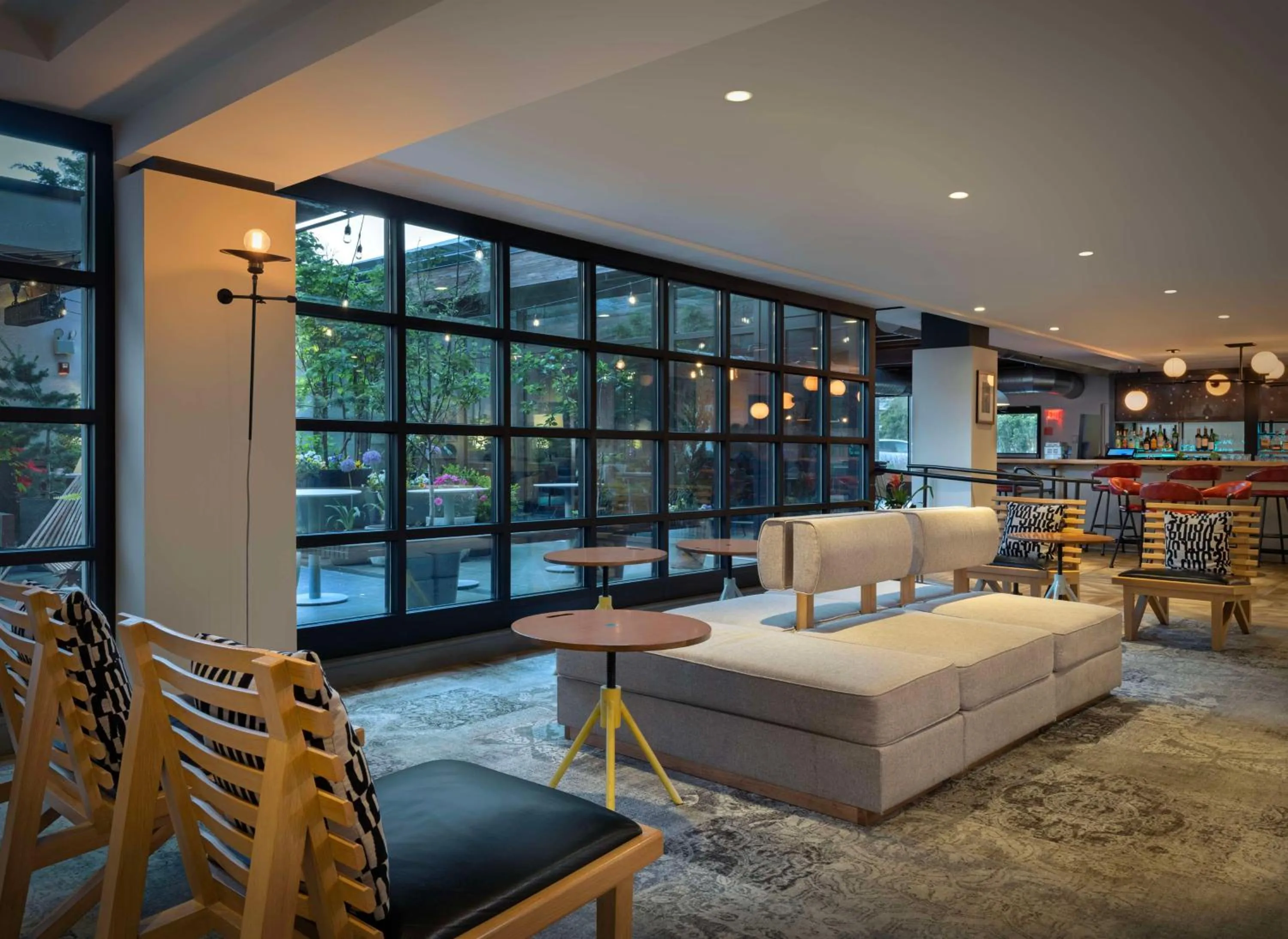 Lobby or reception in Freepoint Hotel Cambridge, Tapestry Collection by Hilton