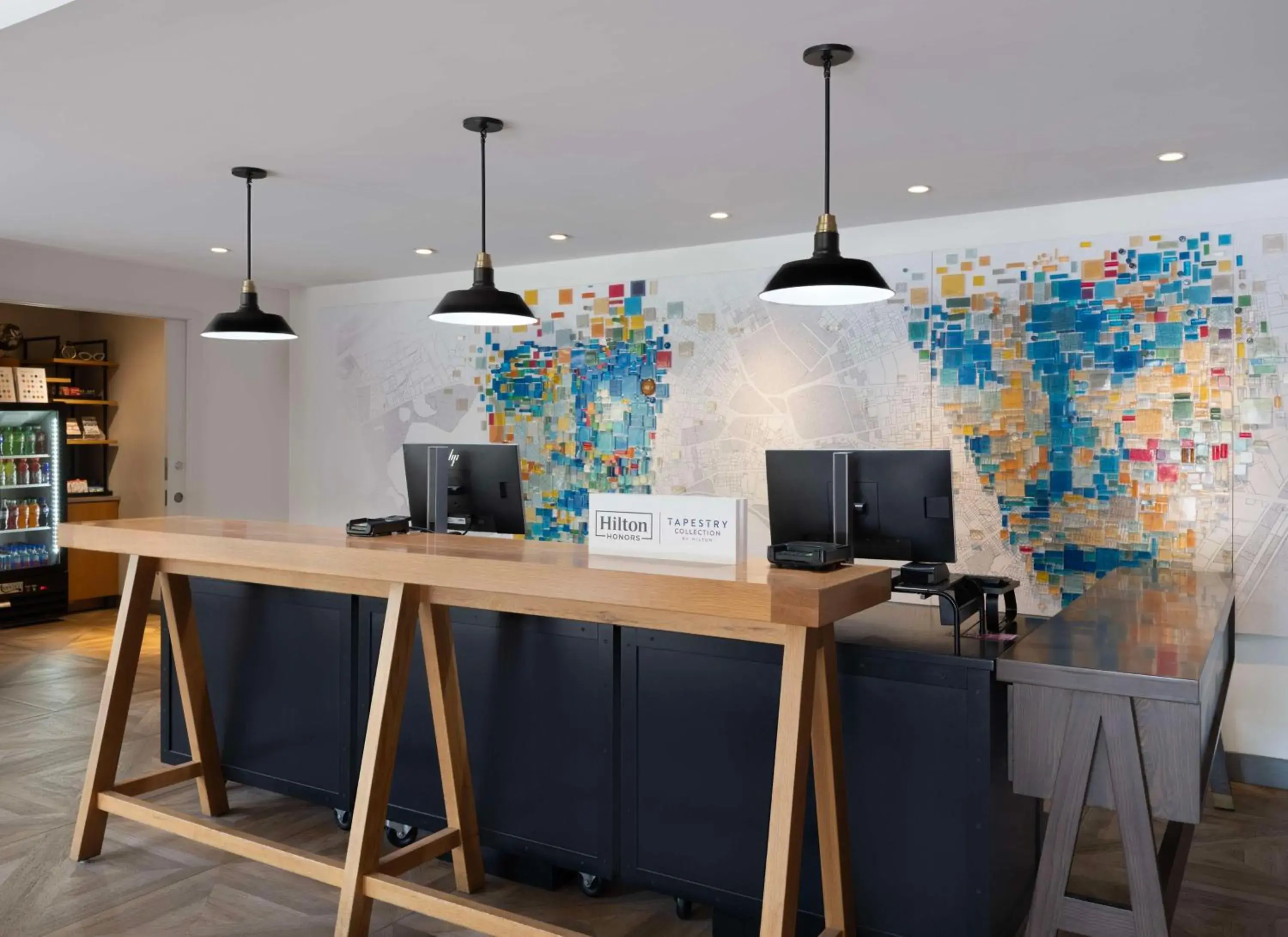 Lobby or reception in Freepoint Hotel Cambridge, Tapestry Collection by Hilton Lobby or reception in Freepoint Hotel Cambridge, Tapestry Collection by Hilton