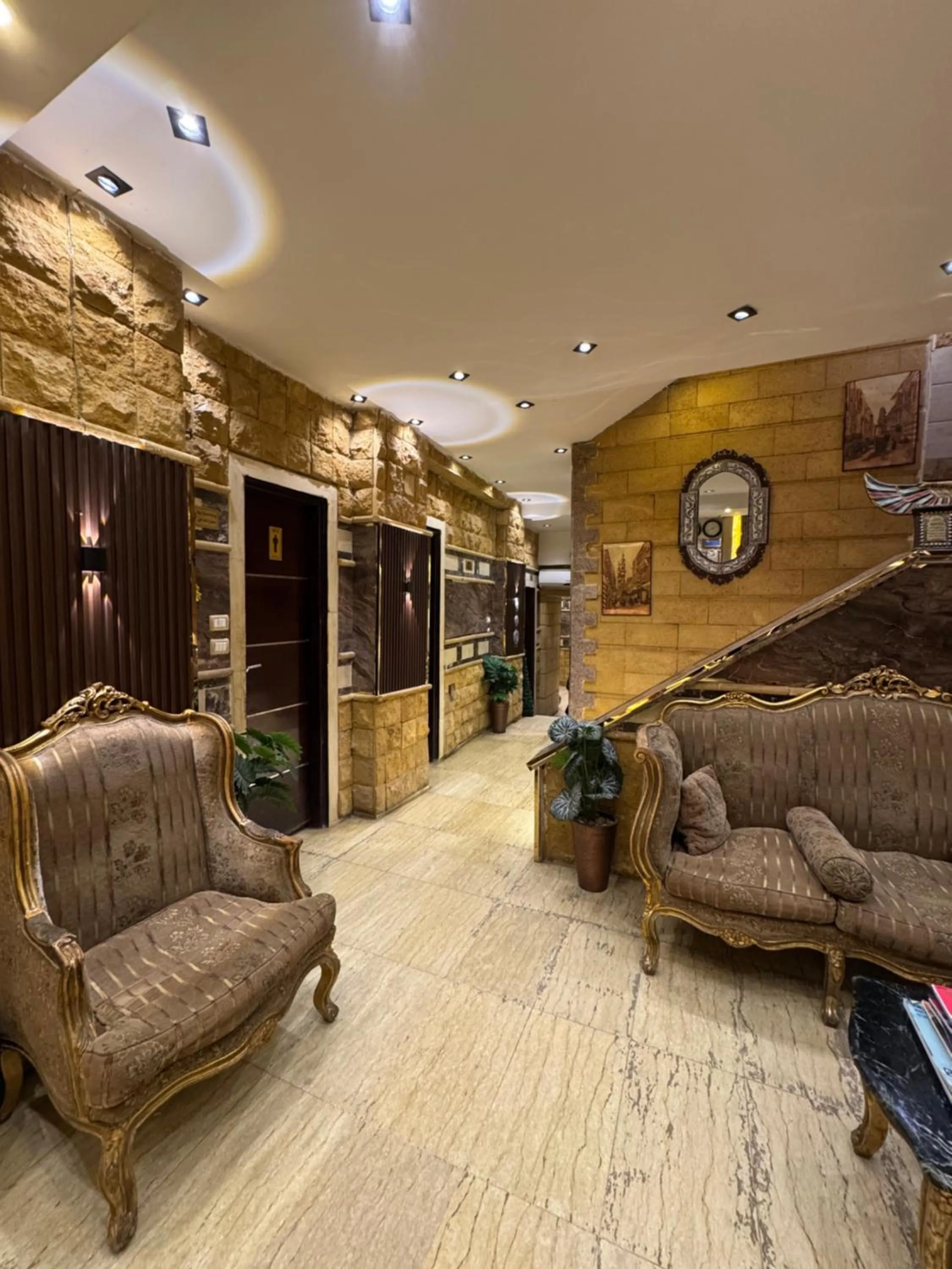 Lobby or reception in Sahara Pyramids Inn