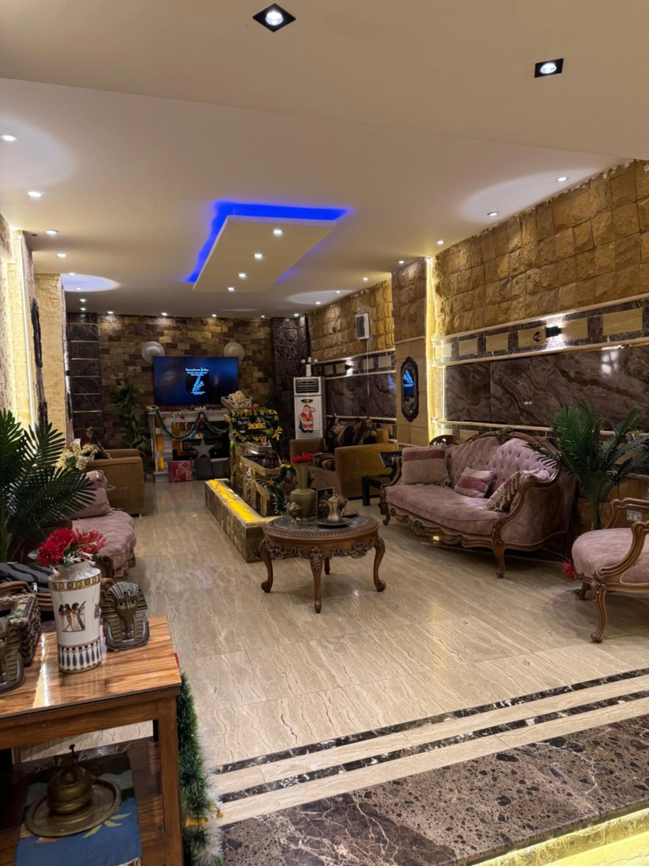 Living room in Sahara Pyramids Inn