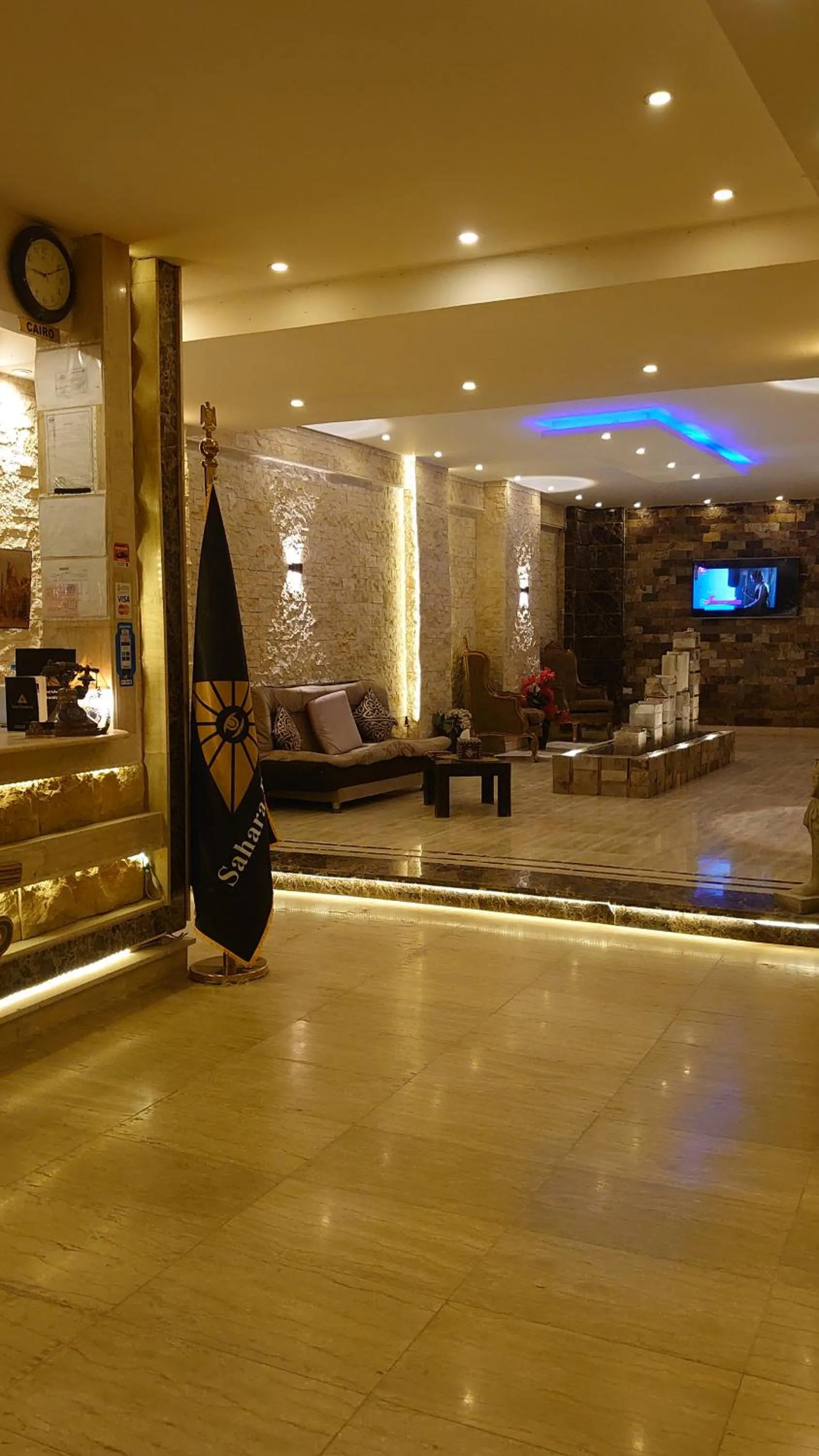Lobby or reception in Sahara Pyramids Inn