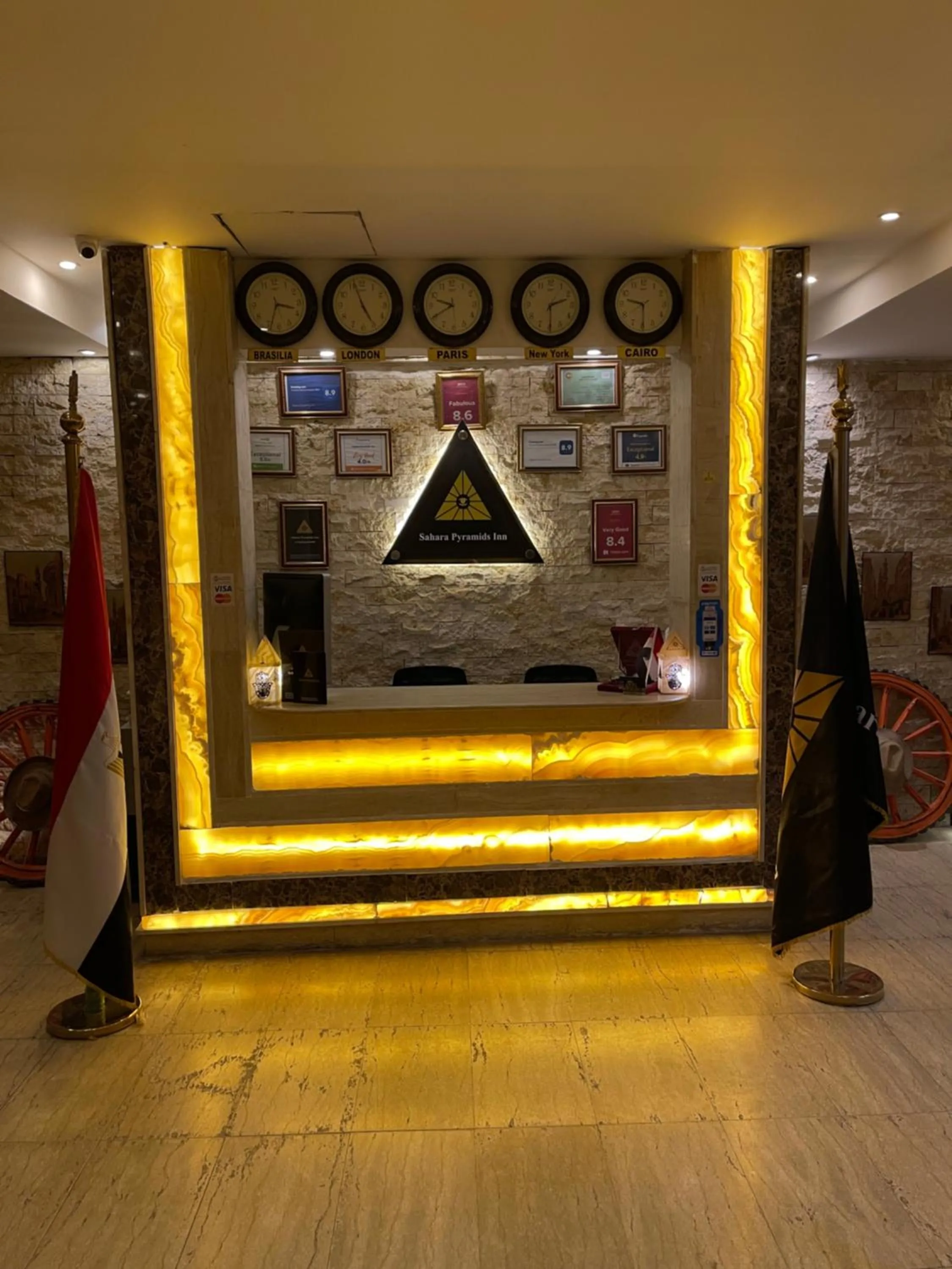 Property building in Sahara Pyramids Inn