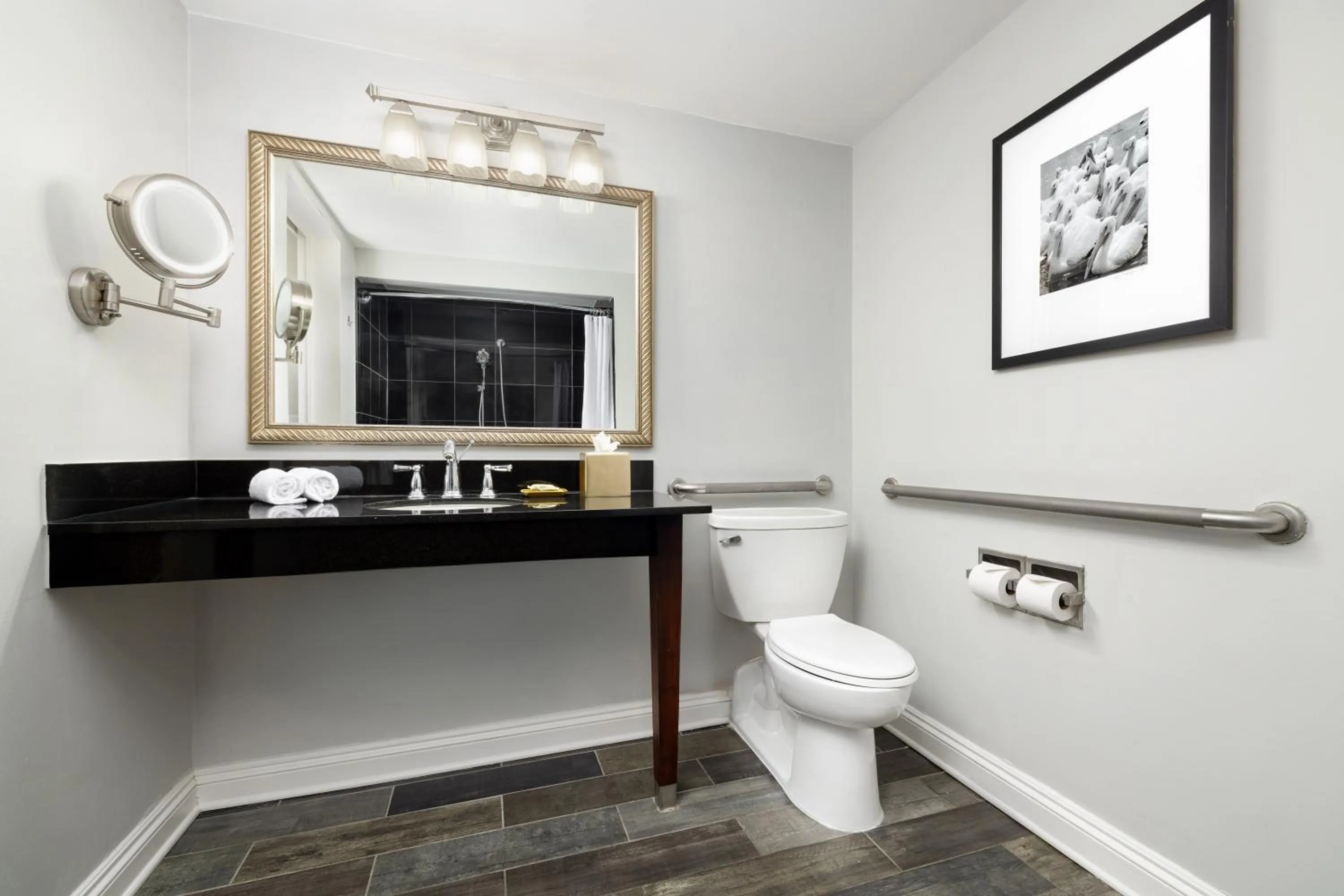 Bathroom in Riverfront Hotel New Orleans