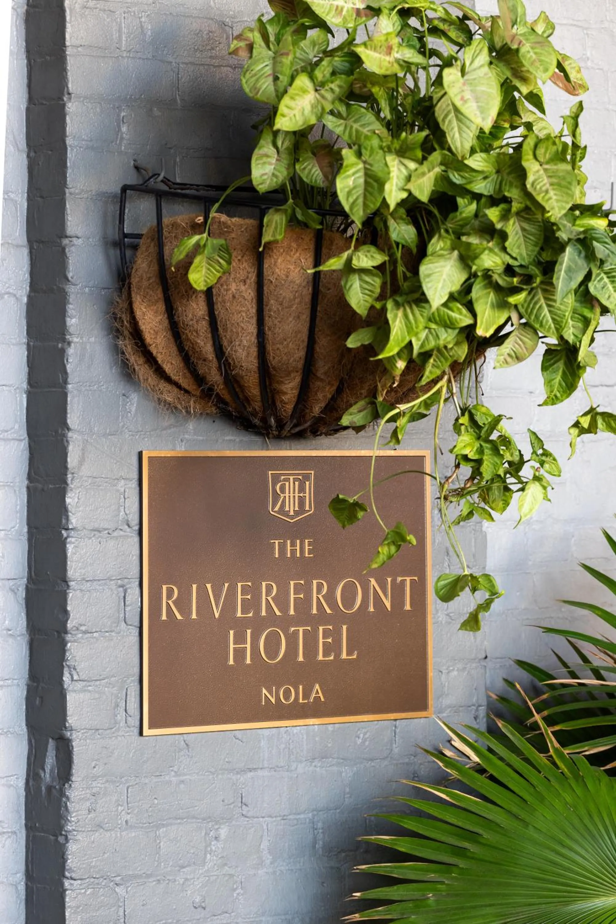 Property logo or sign in Riverfront Hotel New Orleans