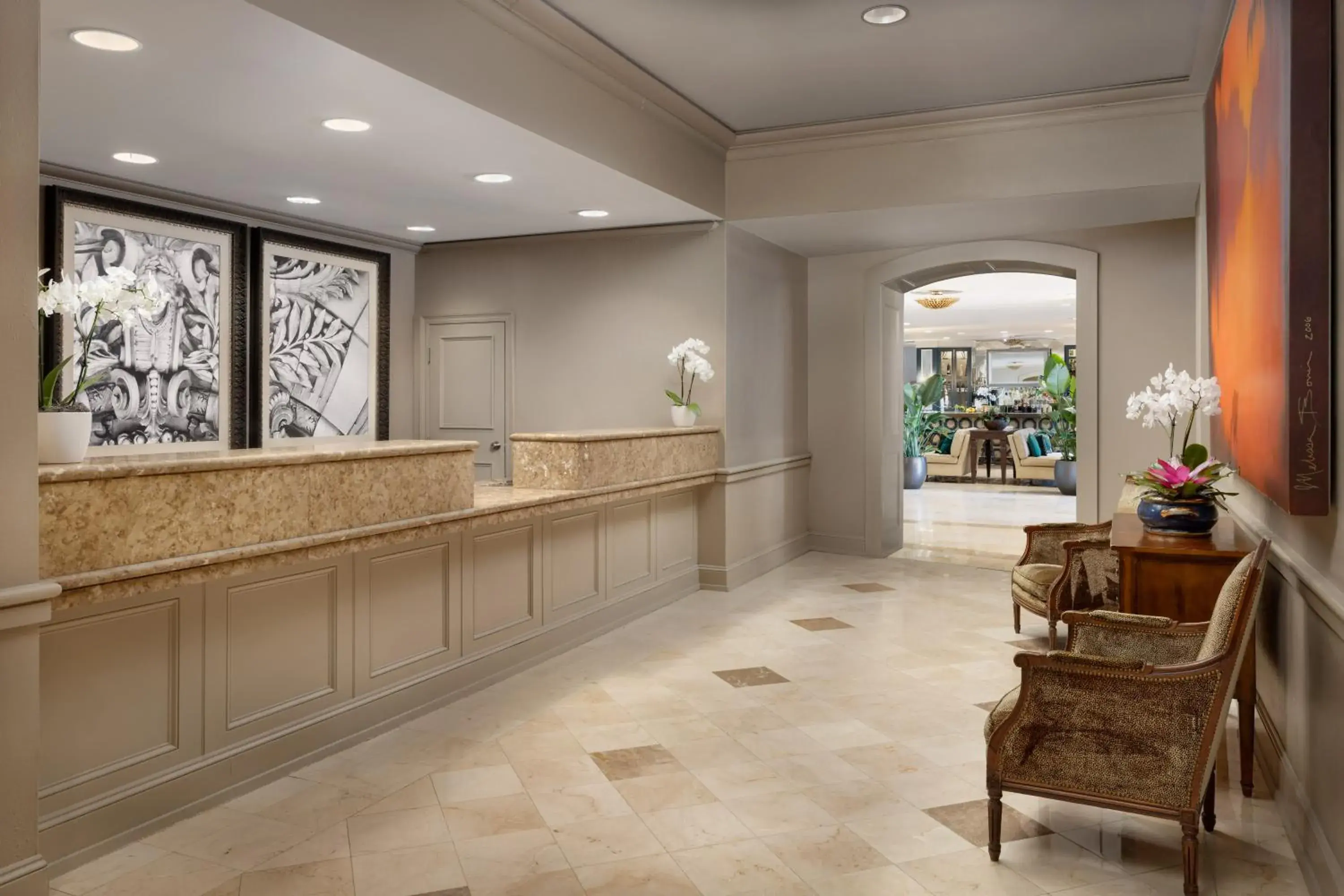 Lobby or reception in Riverfront Hotel New Orleans Lobby or reception in Riverfront Hotel New Orleans