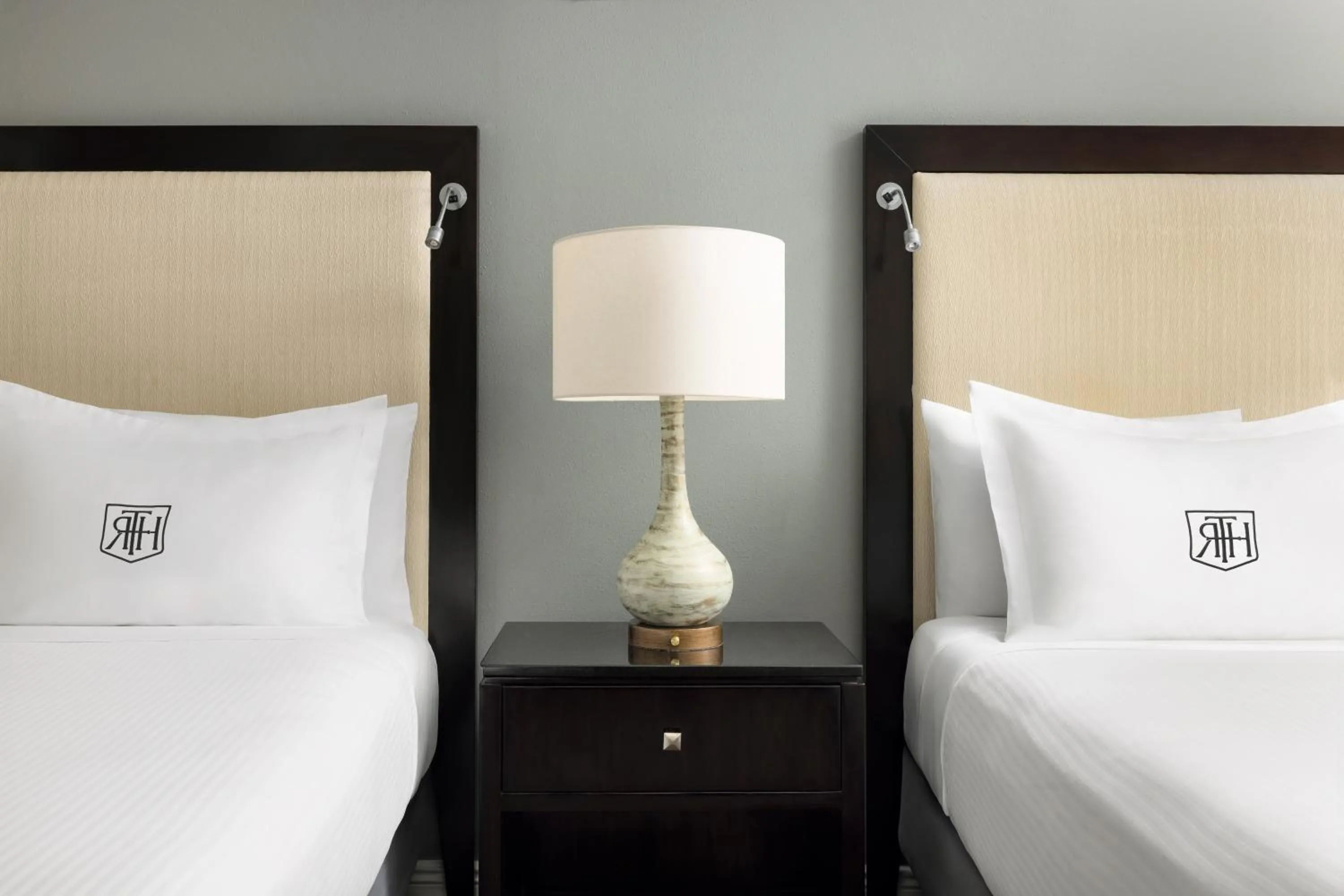 Bed in Riverfront Hotel New Orleans