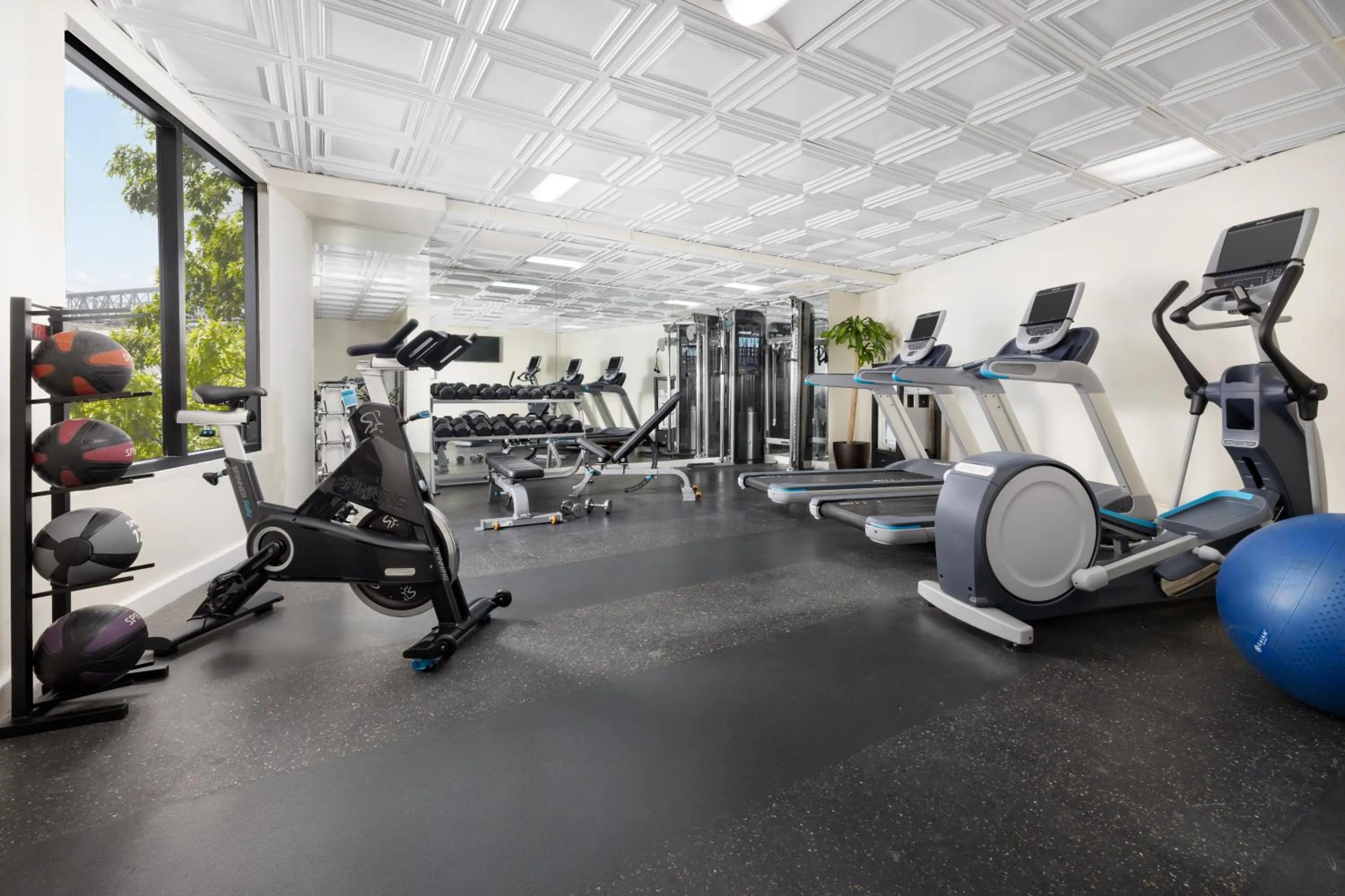 Fitness centre/facilities in Riverfront Hotel New Orleans