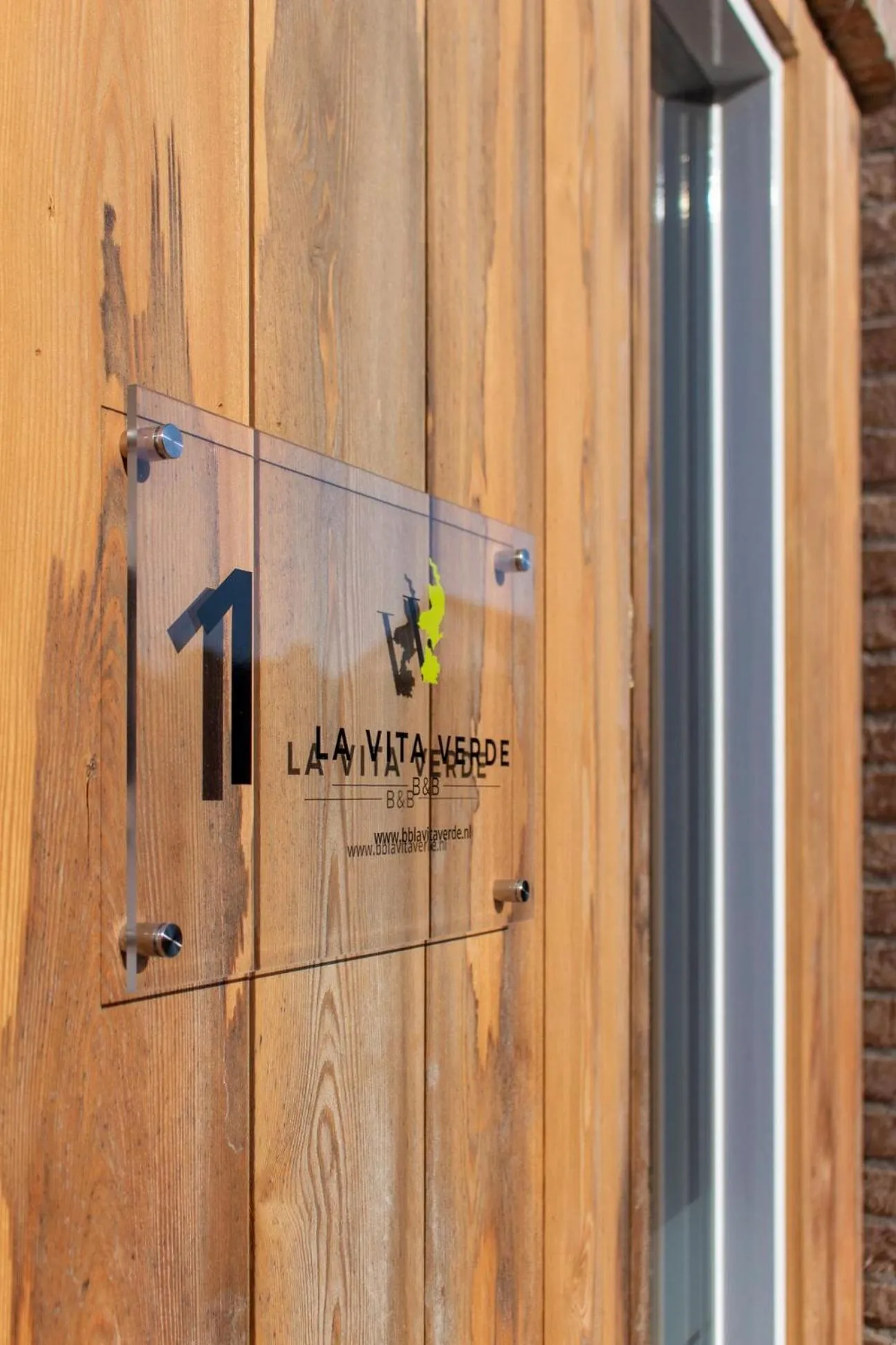 Facade/entrance in B&B La Vita Verde