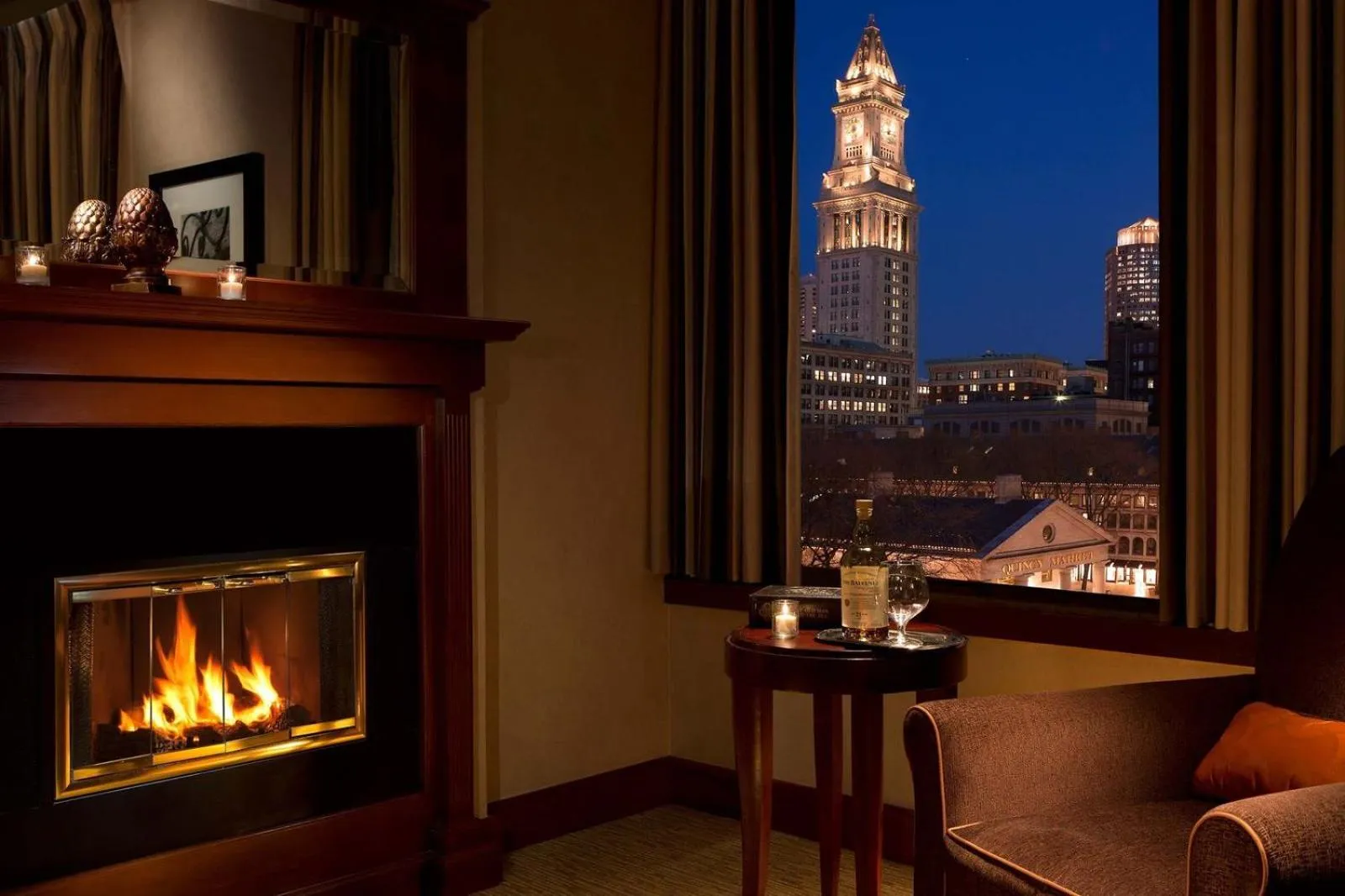 Seating area in The Bostonian Boston