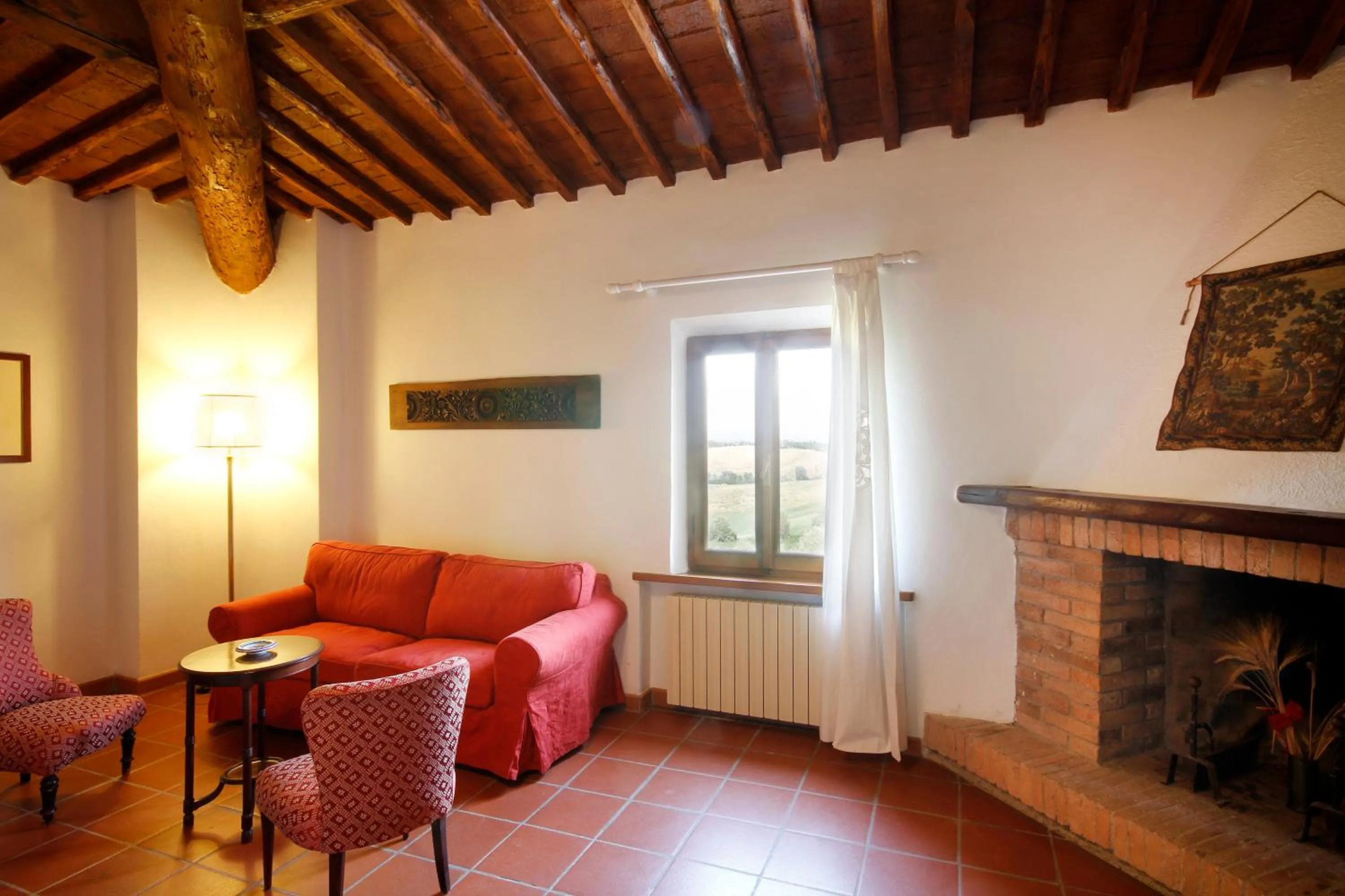 Seating area in Tenuta La Santissima
