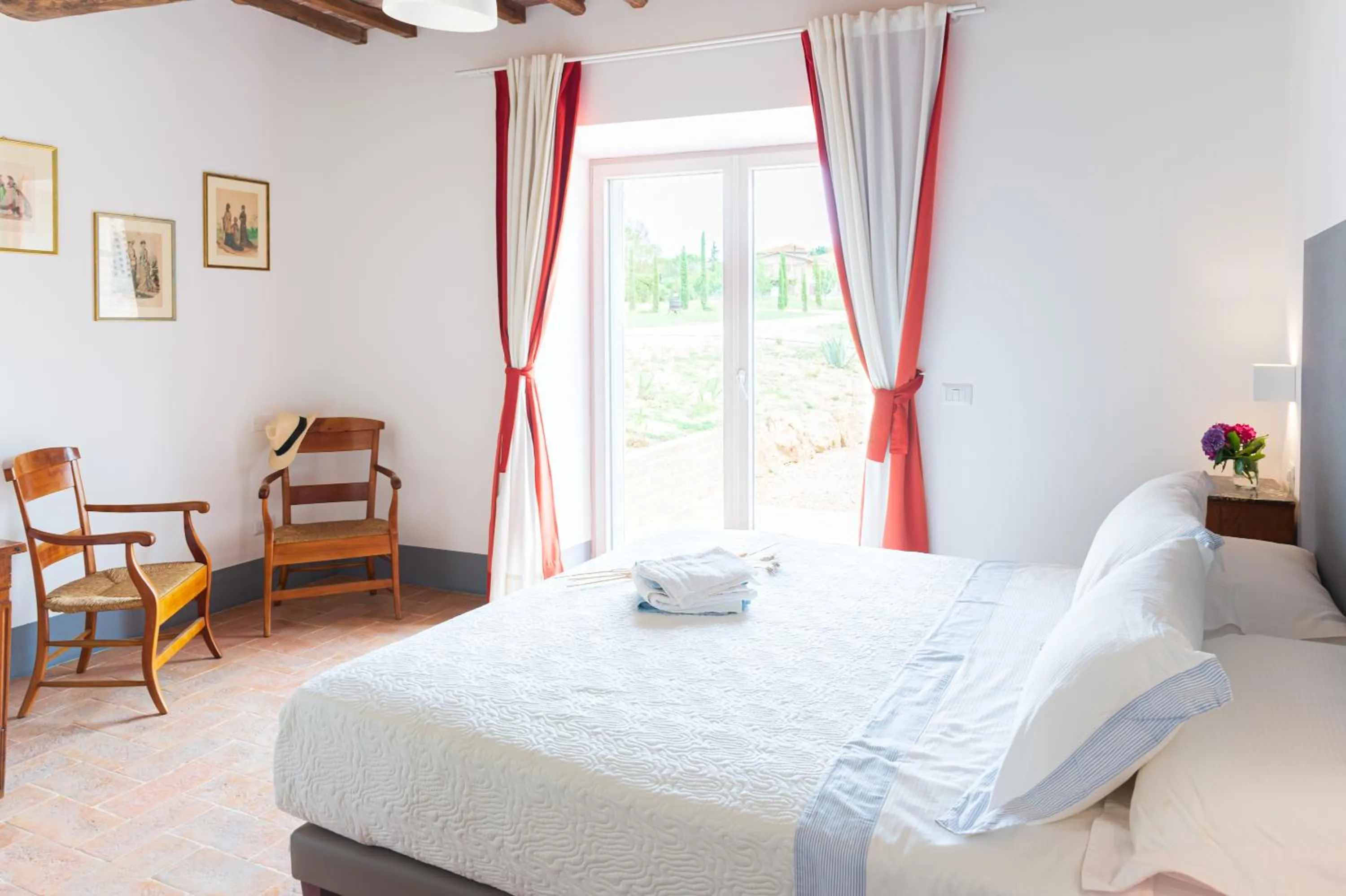 Bed in Tenuta La Santissima