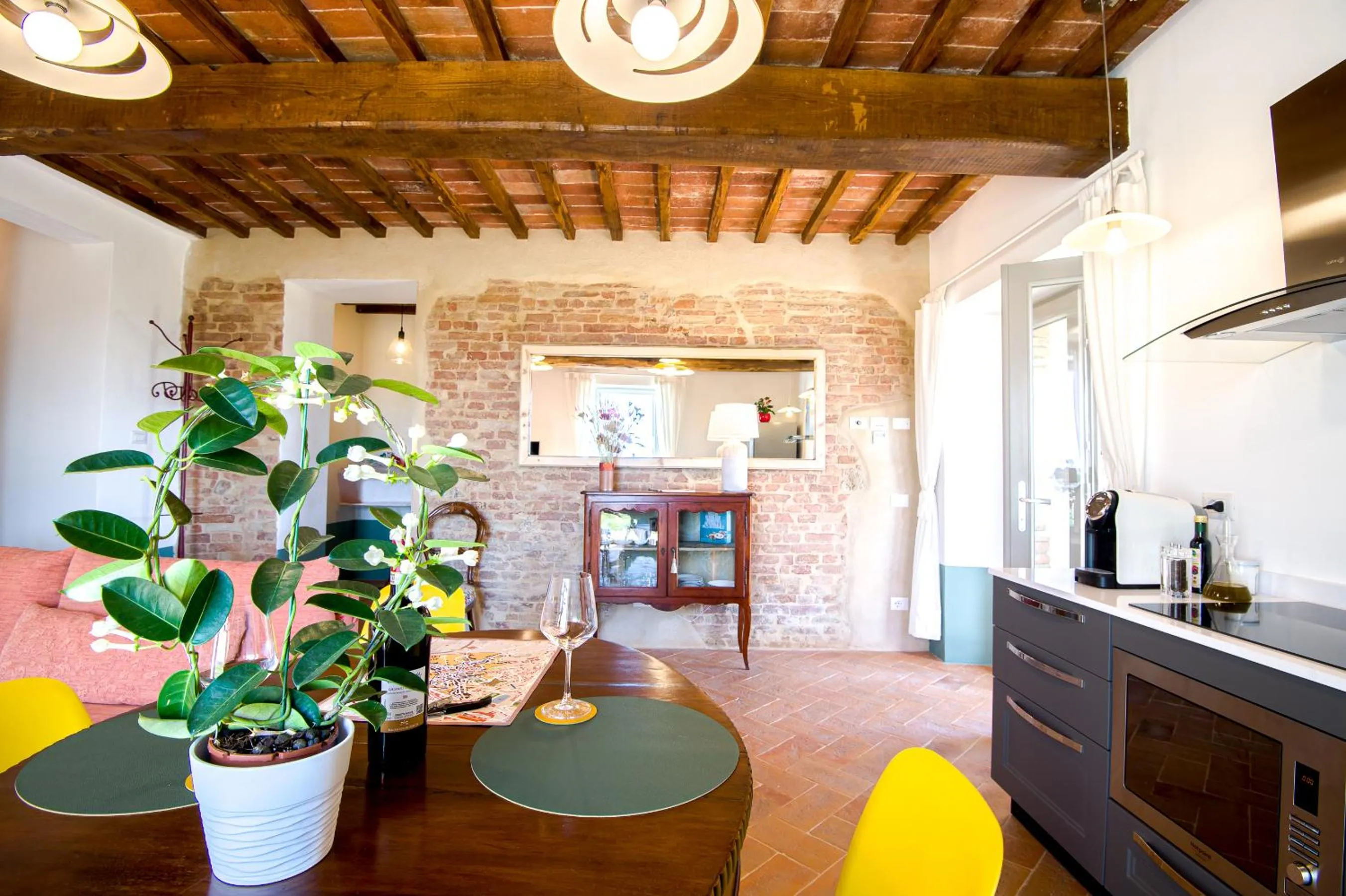 Kitchen or kitchenette in Tenuta La Santissima