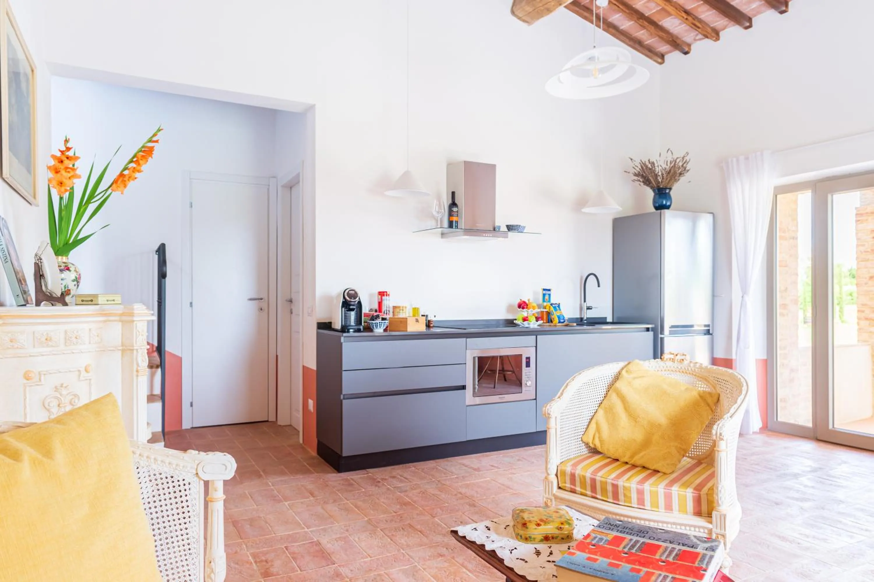 Kitchen or kitchenette in Tenuta La Santissima