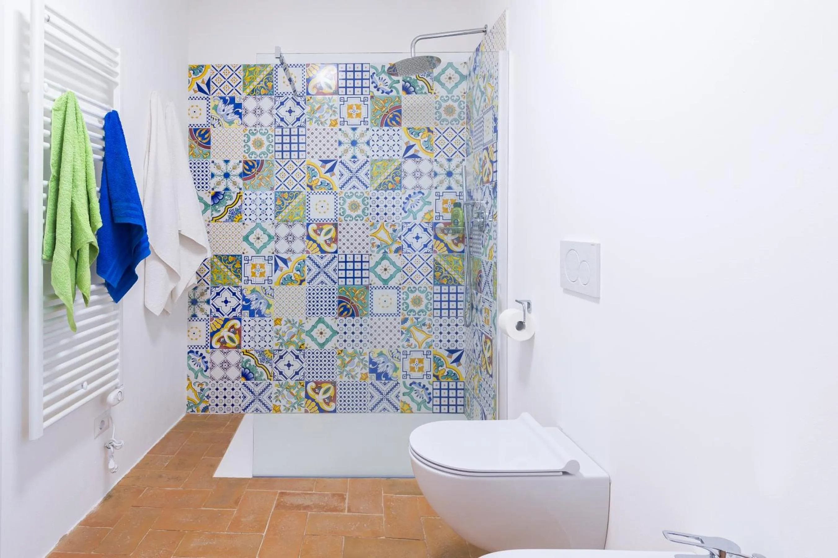 Shower in Tenuta La Santissima