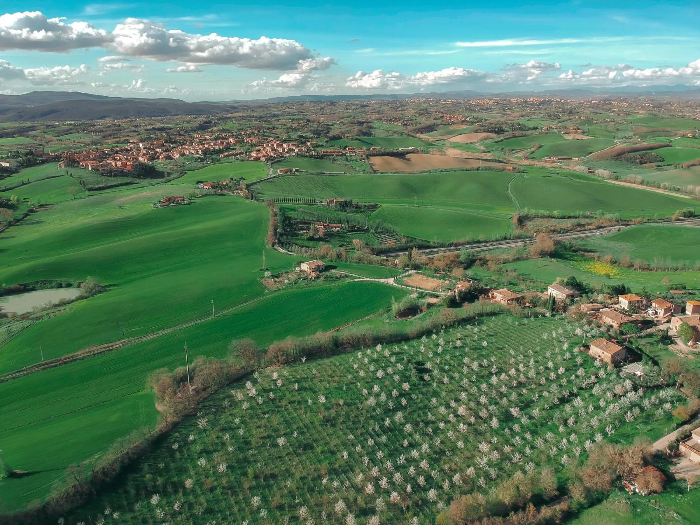 Natural landscape in Tenuta La Santissima