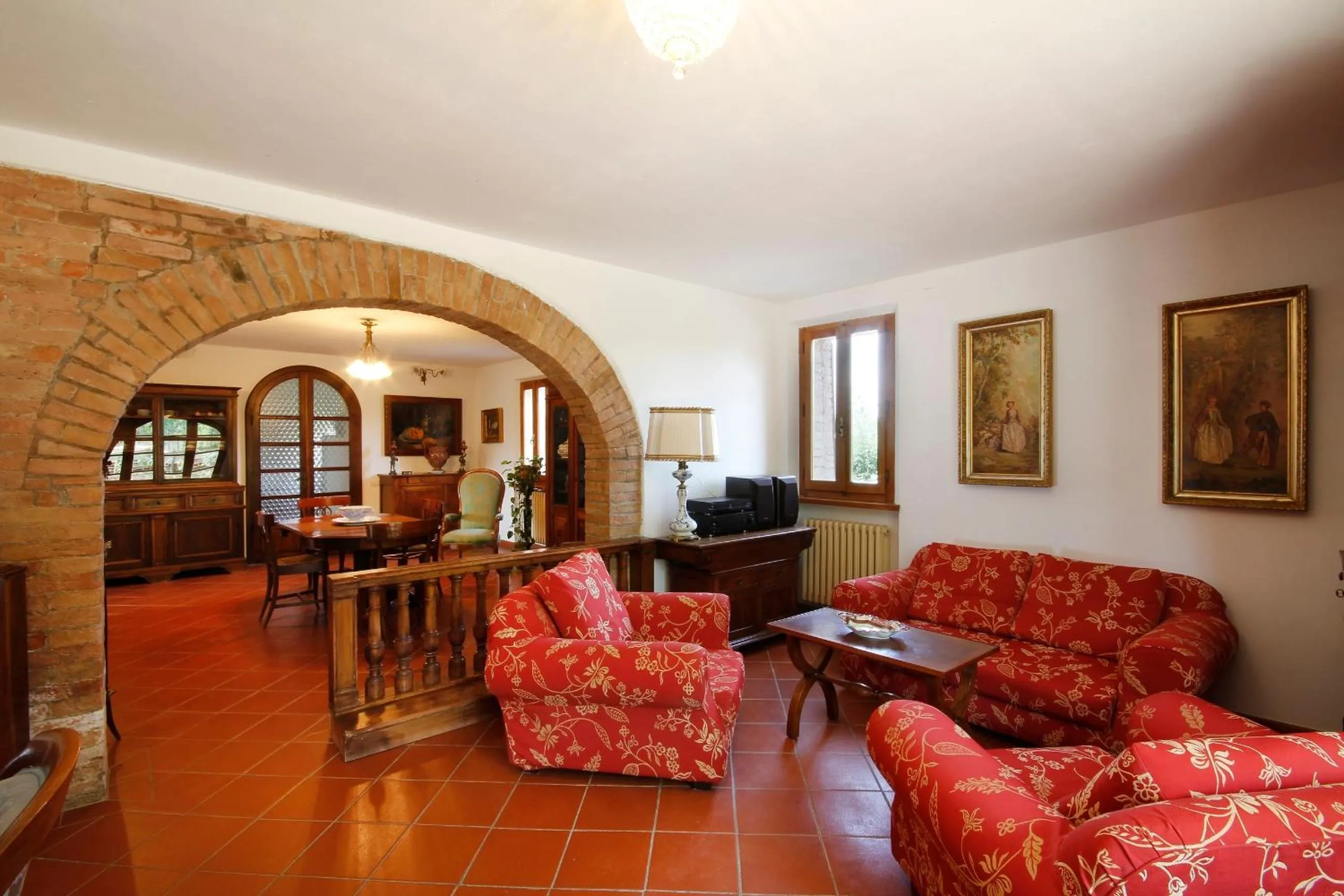 Living room in Tenuta La Santissima