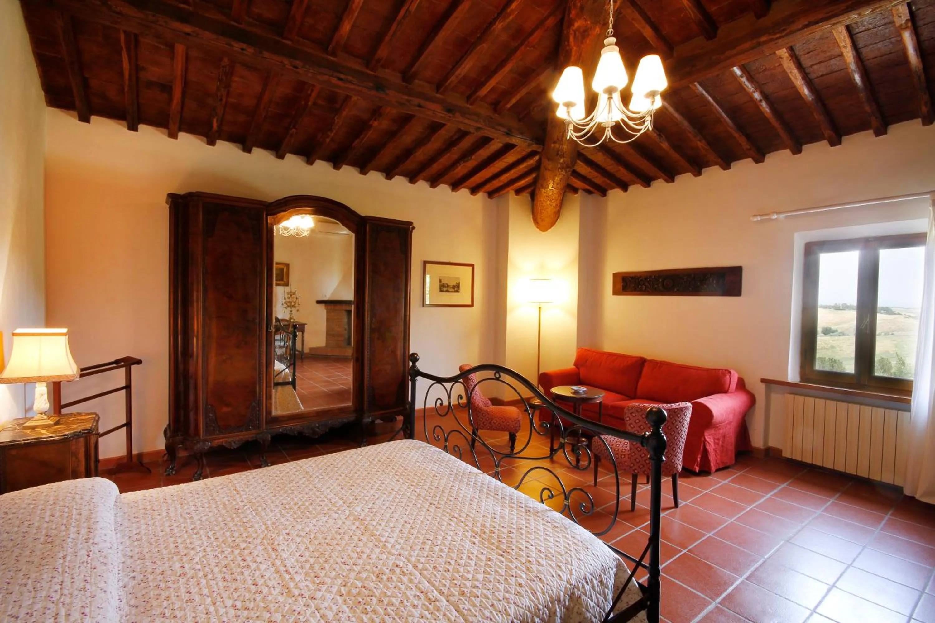 Bed in Tenuta La Santissima