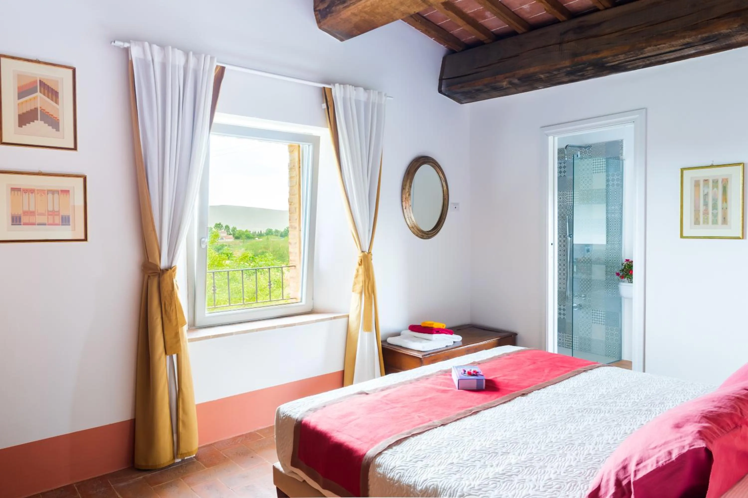 Bed in Tenuta La Santissima