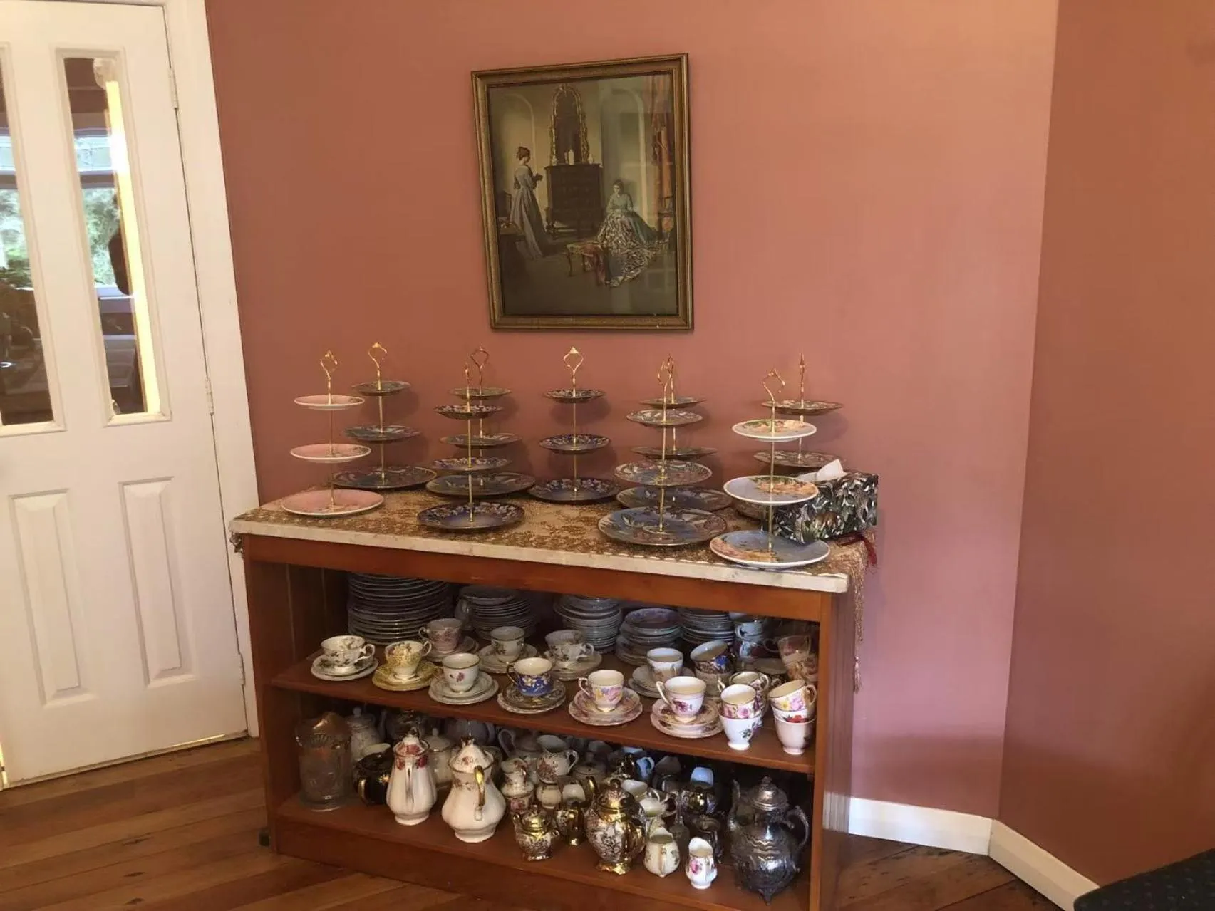 Dining area in English Cherry Tree Manor