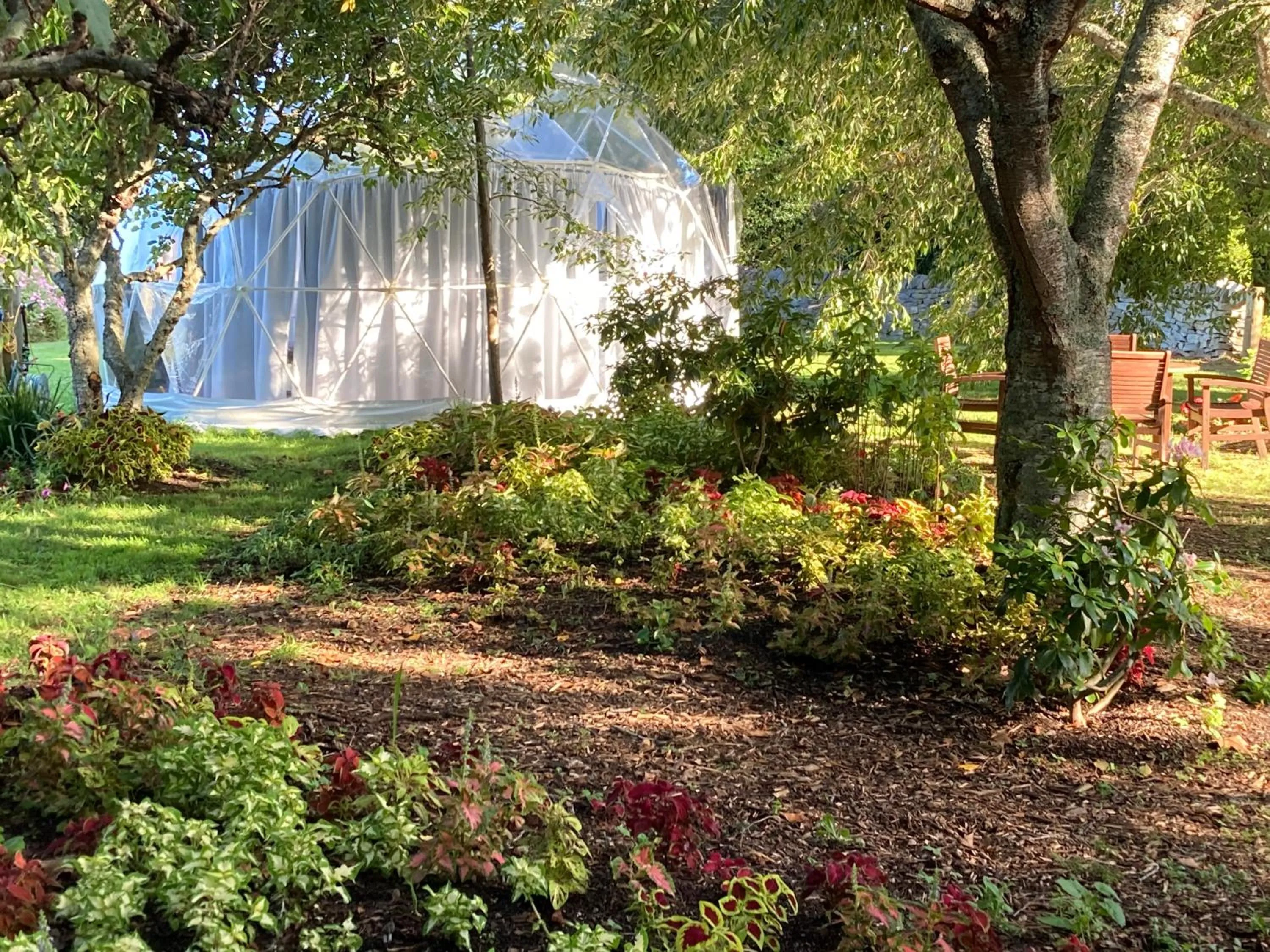 Garden in English Cherry Tree Manor