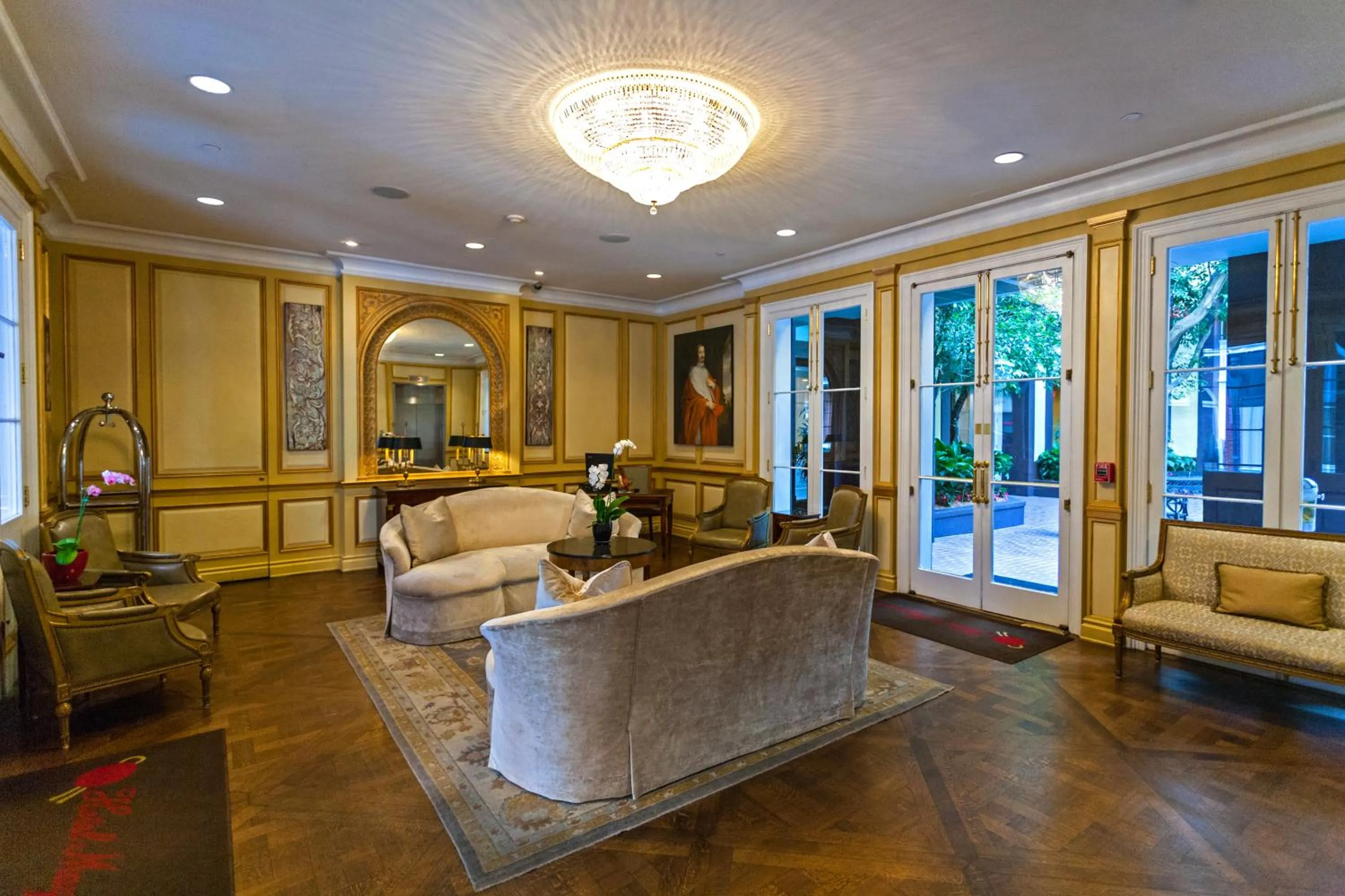 Living room in Hotel Mazarin