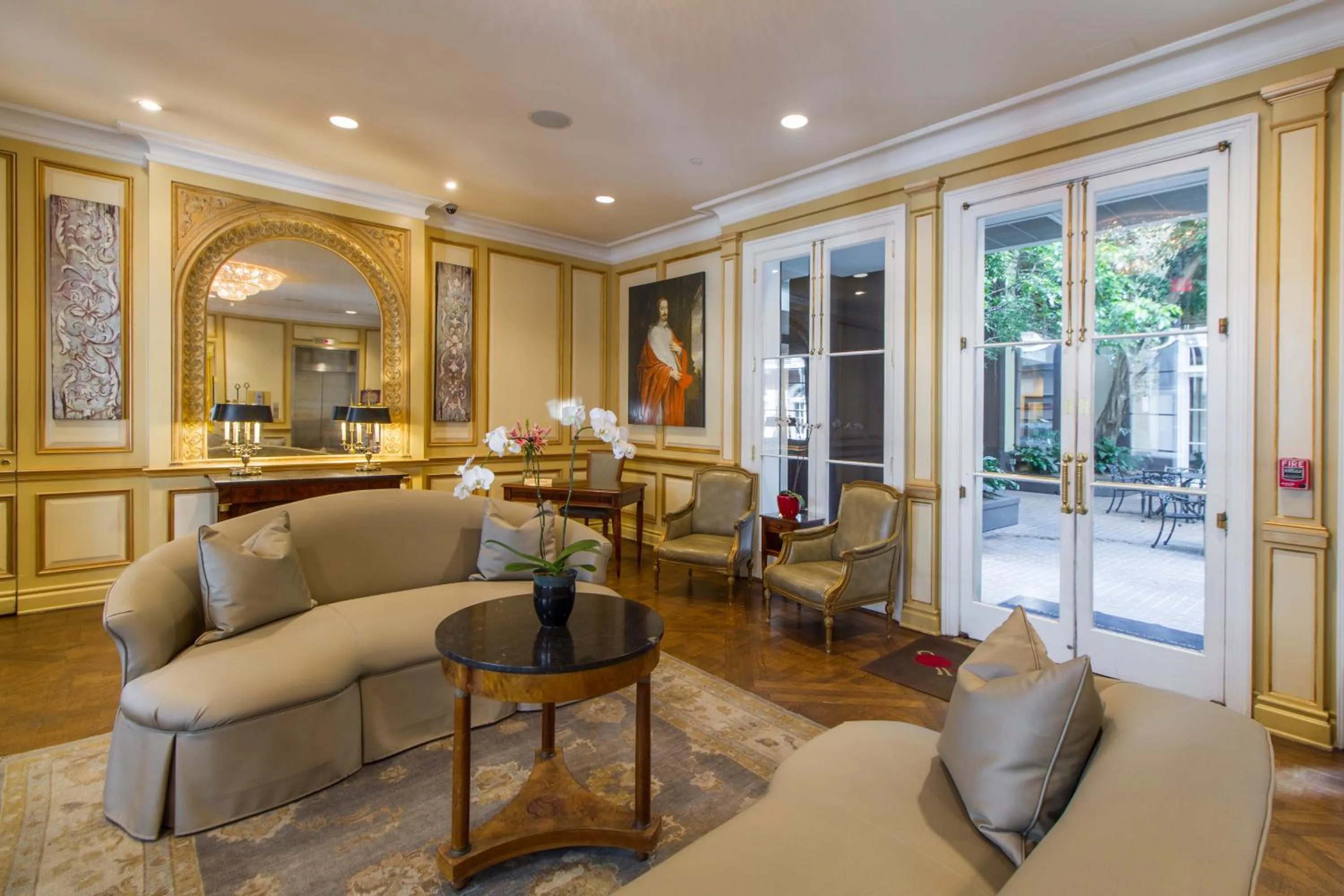 Lobby or reception in Hotel Mazarin