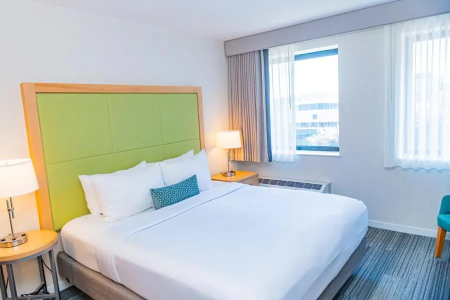 Bed in The Inn at Longwood Medical