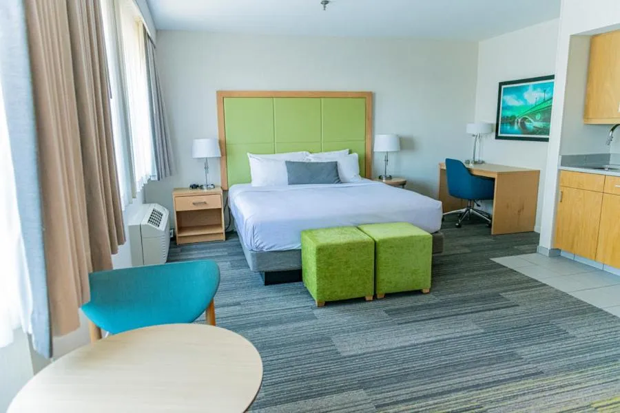 Bed in The Inn at Longwood Medical