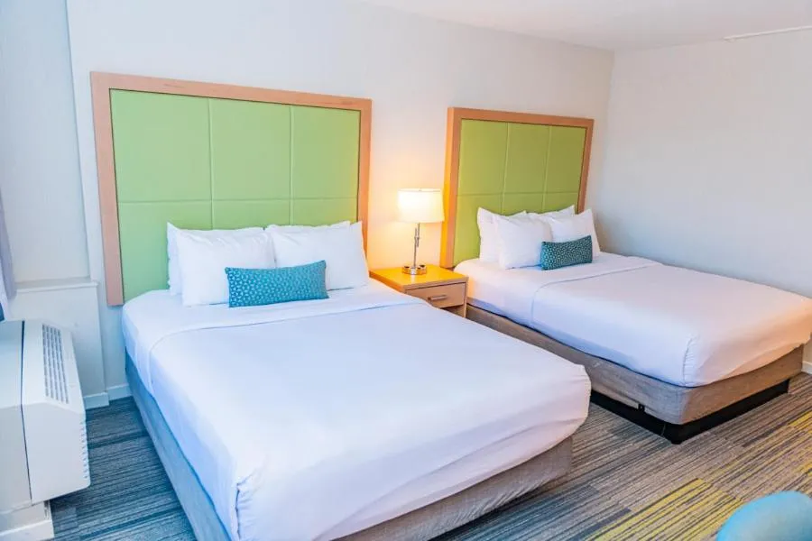 Bed in The Inn at Longwood Medical