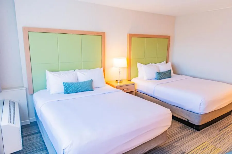 Bed in The Inn at Longwood Medical