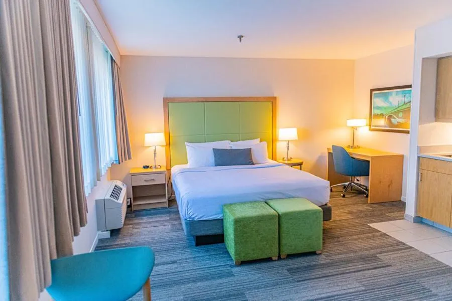 Bed in The Inn at Longwood Medical