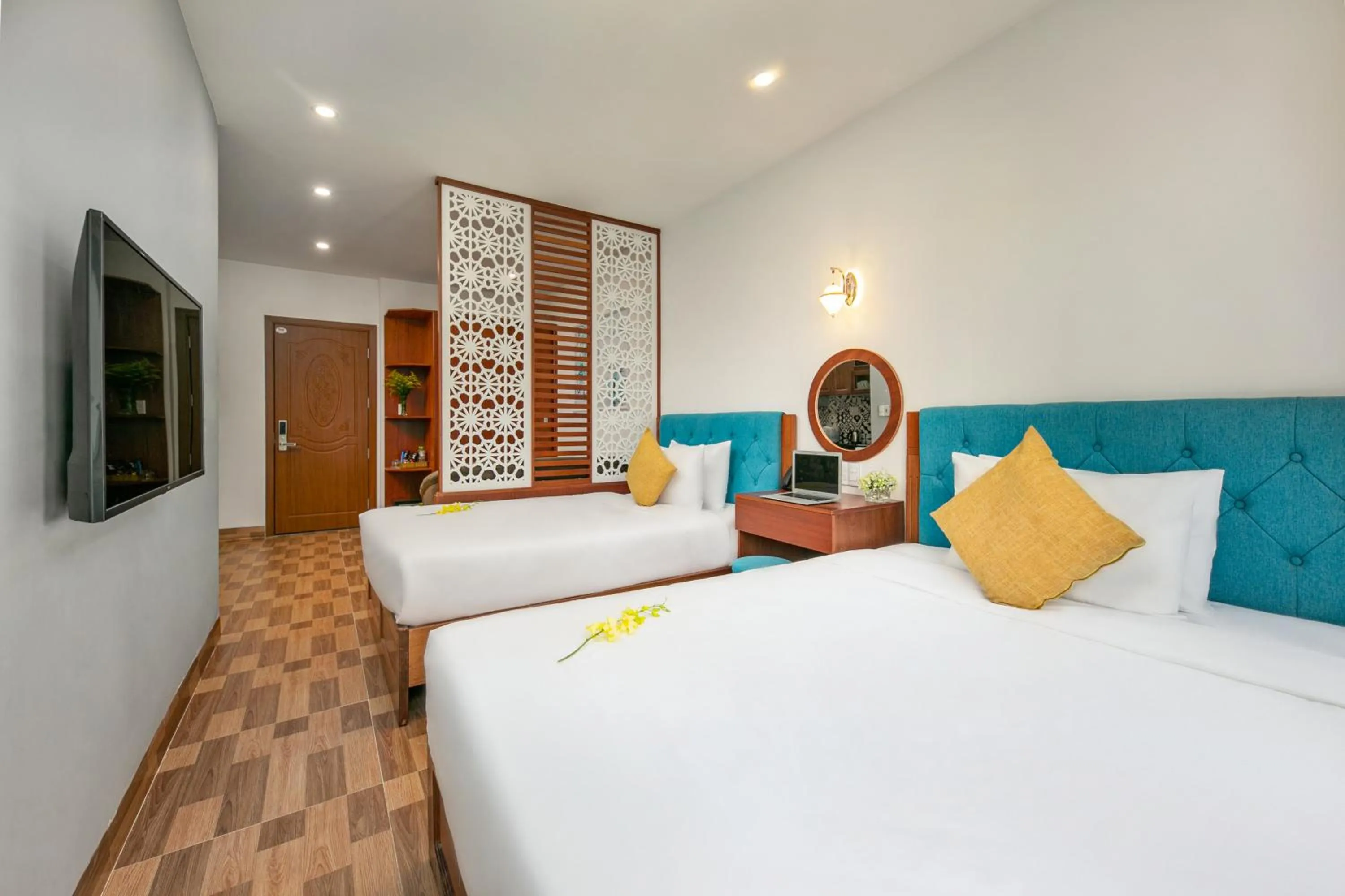 Bed in Sea Swan Apartment and Hotel