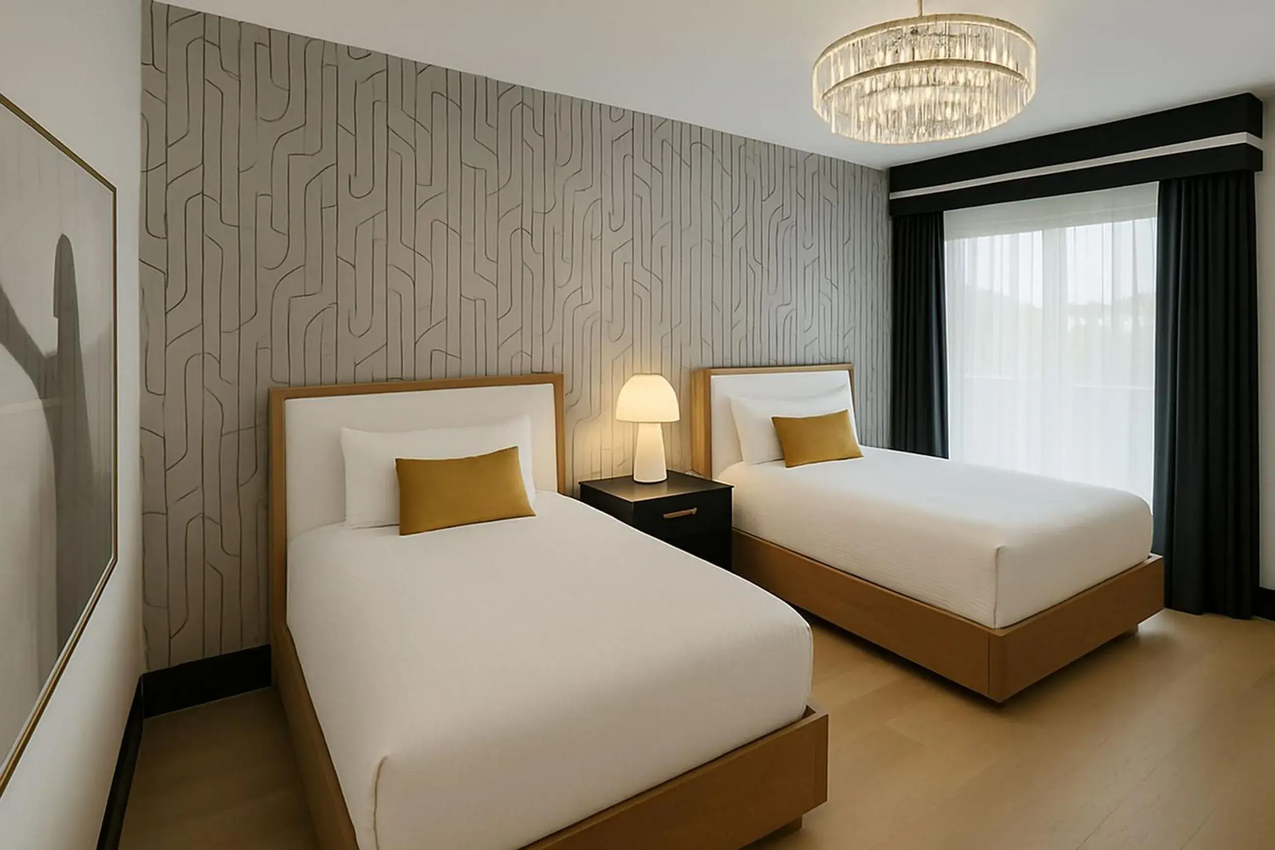 Bed in Elan Hotel Bed in Elan Hotel